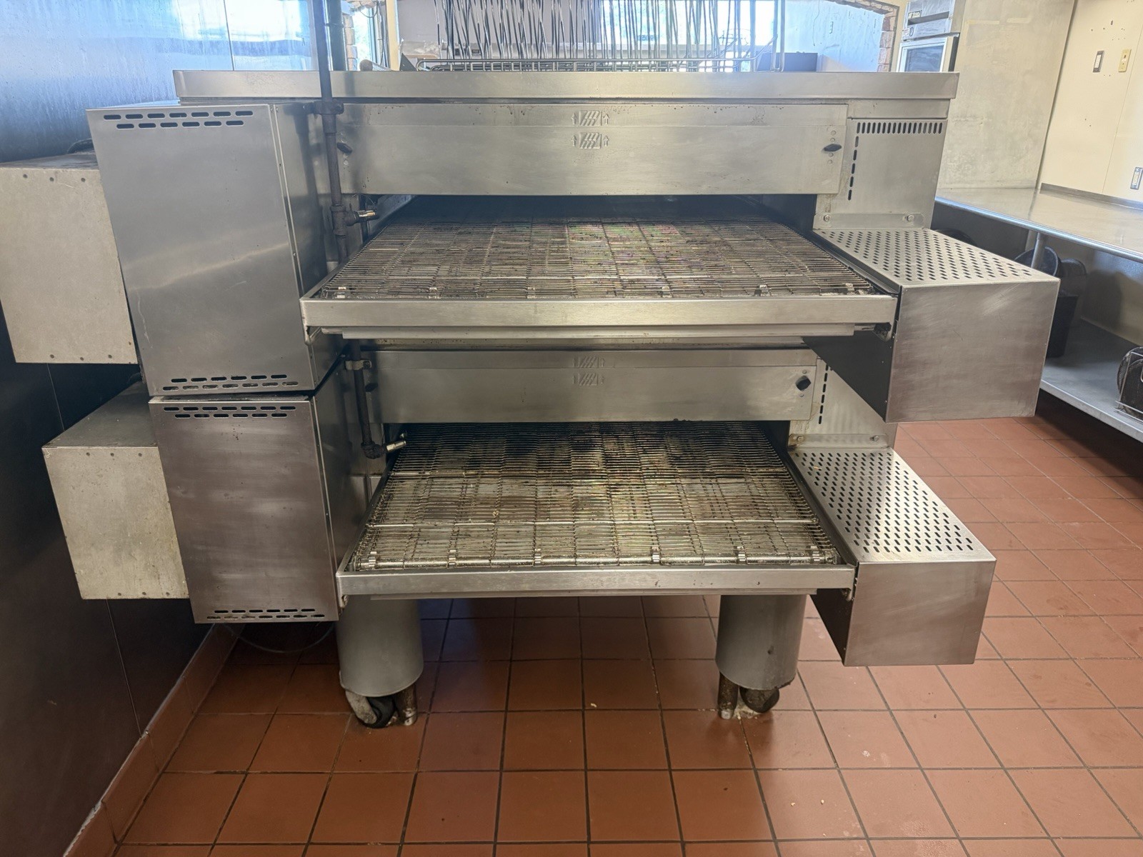 Middleby Marshall PS570G Double Stack Conveyor Pizza Ovens- Gas-Tested / Working