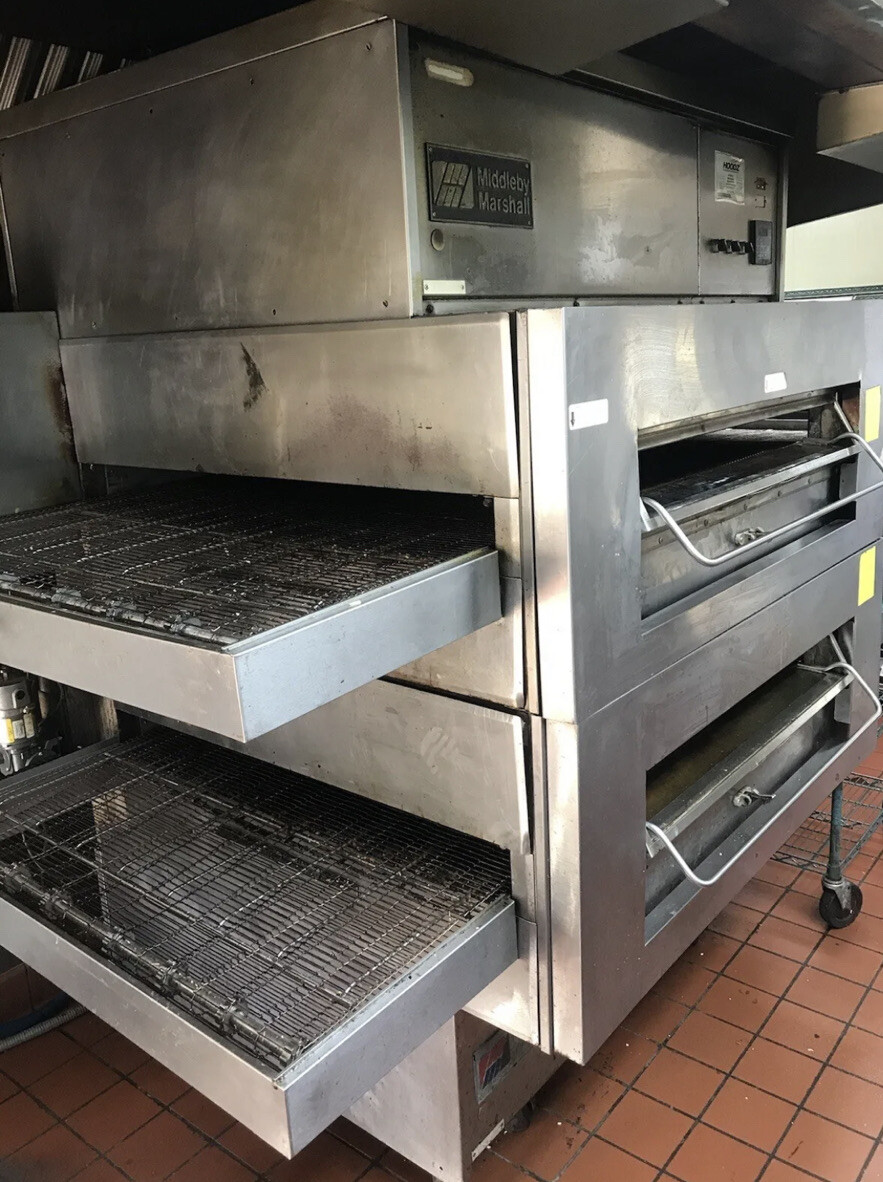 MIDDLEBY MARSHALL PS 360 WB DOUBLE STACK NATURAL GAS CONVEYOR PIZZA OVENS