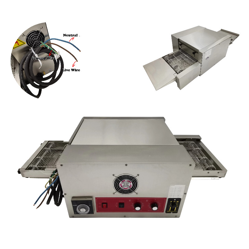 Commercial Countertop 12″ Conveyor Pizza Oven 6000W Electric Baking Oven 220V