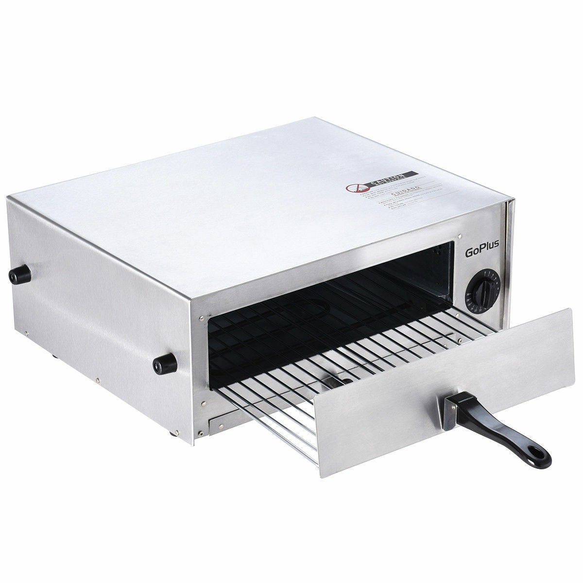Home Kitchen Pizza Oven Stainless Steel Counter Top Snack Pan Bake