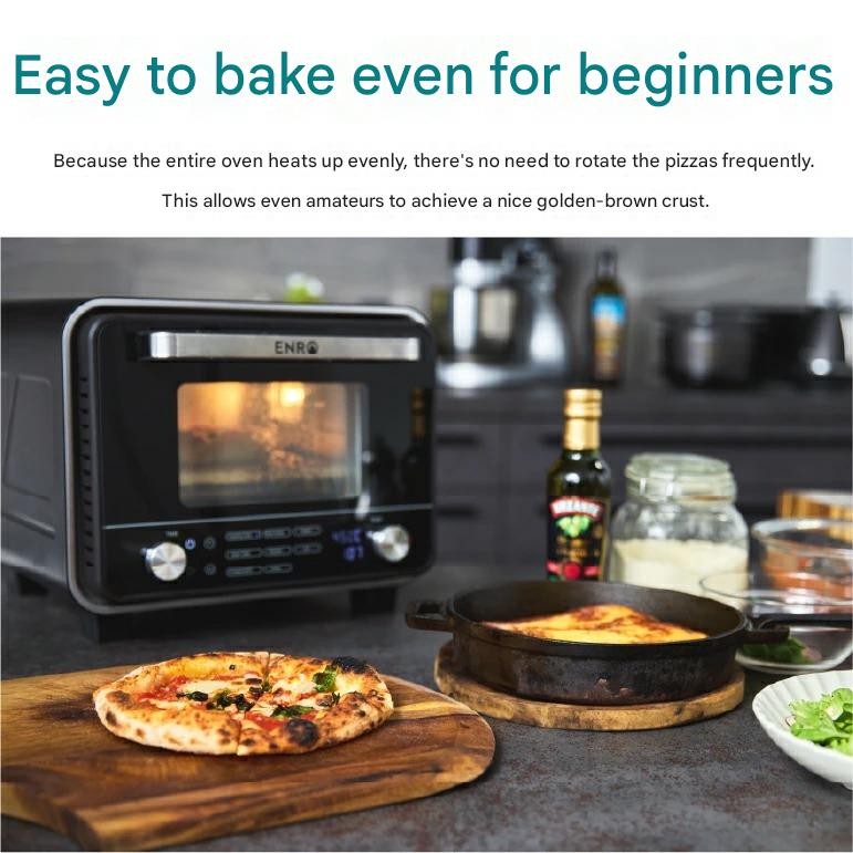 ENRO Mini Pizza Oven White 100V Limited 1000 Countertop Kitchen Japan JP