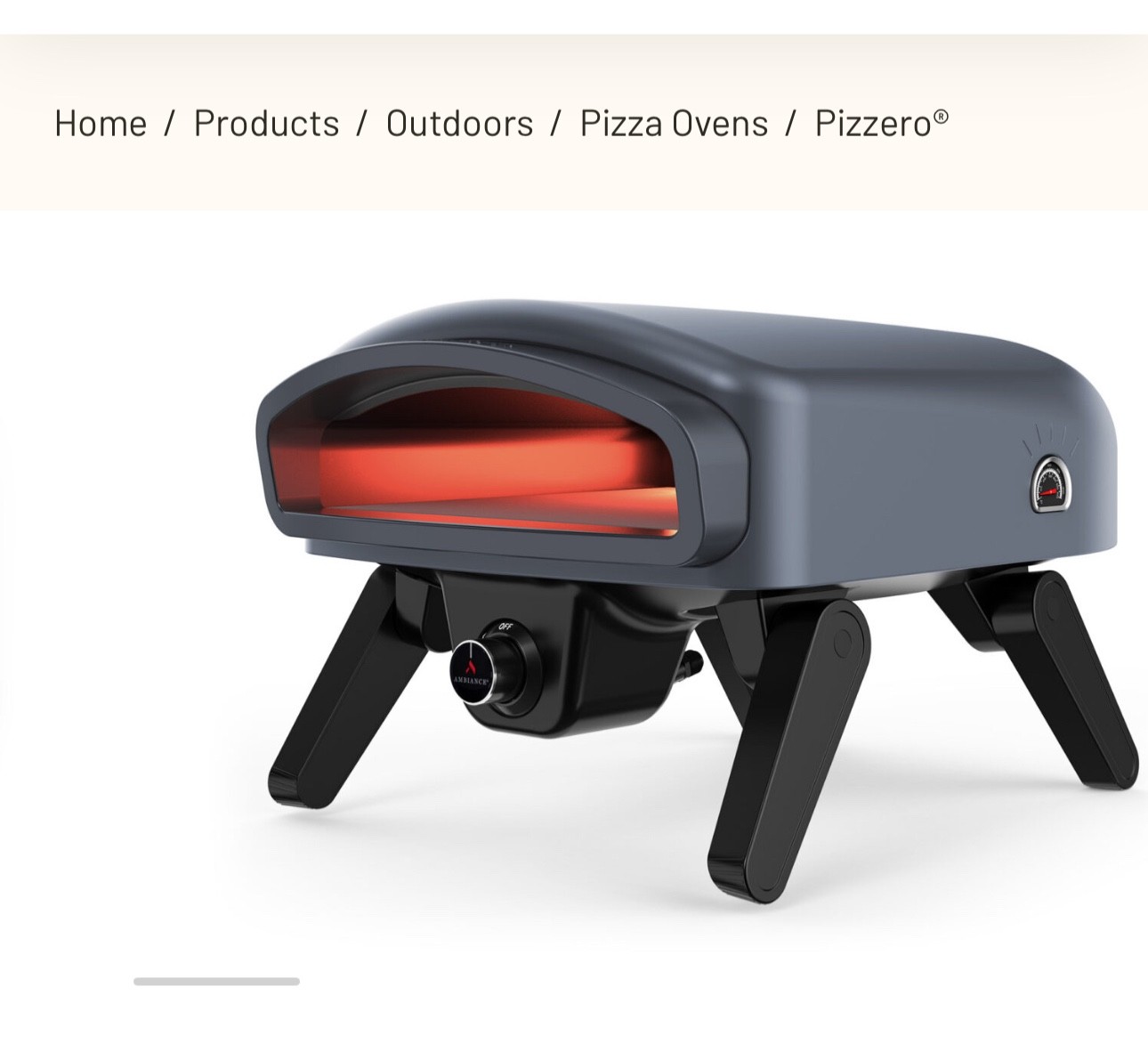 Outdoor Pizza Oven …. Ambiance 14”
