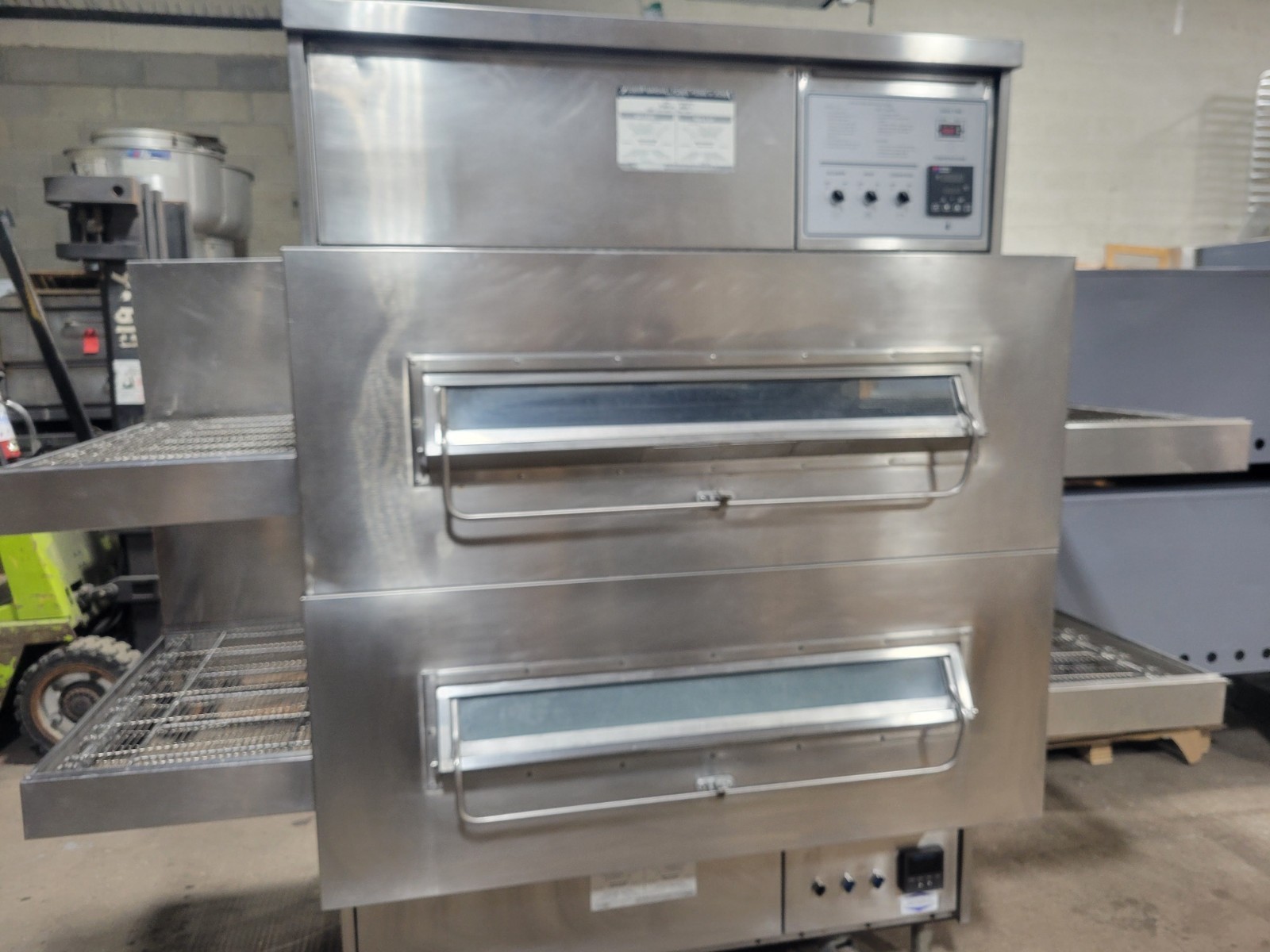 MIDDLEBY MARSHALL PS360-S DOUBLE DECK CONVEYOR PIZZA OVEN 32″ BELTS NAT GAS