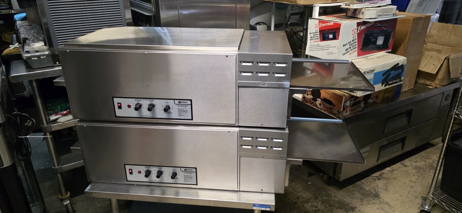(2) STAR Holman 414HX Proveyor Conveyor Ovens Sandwich/Pizza Ovens