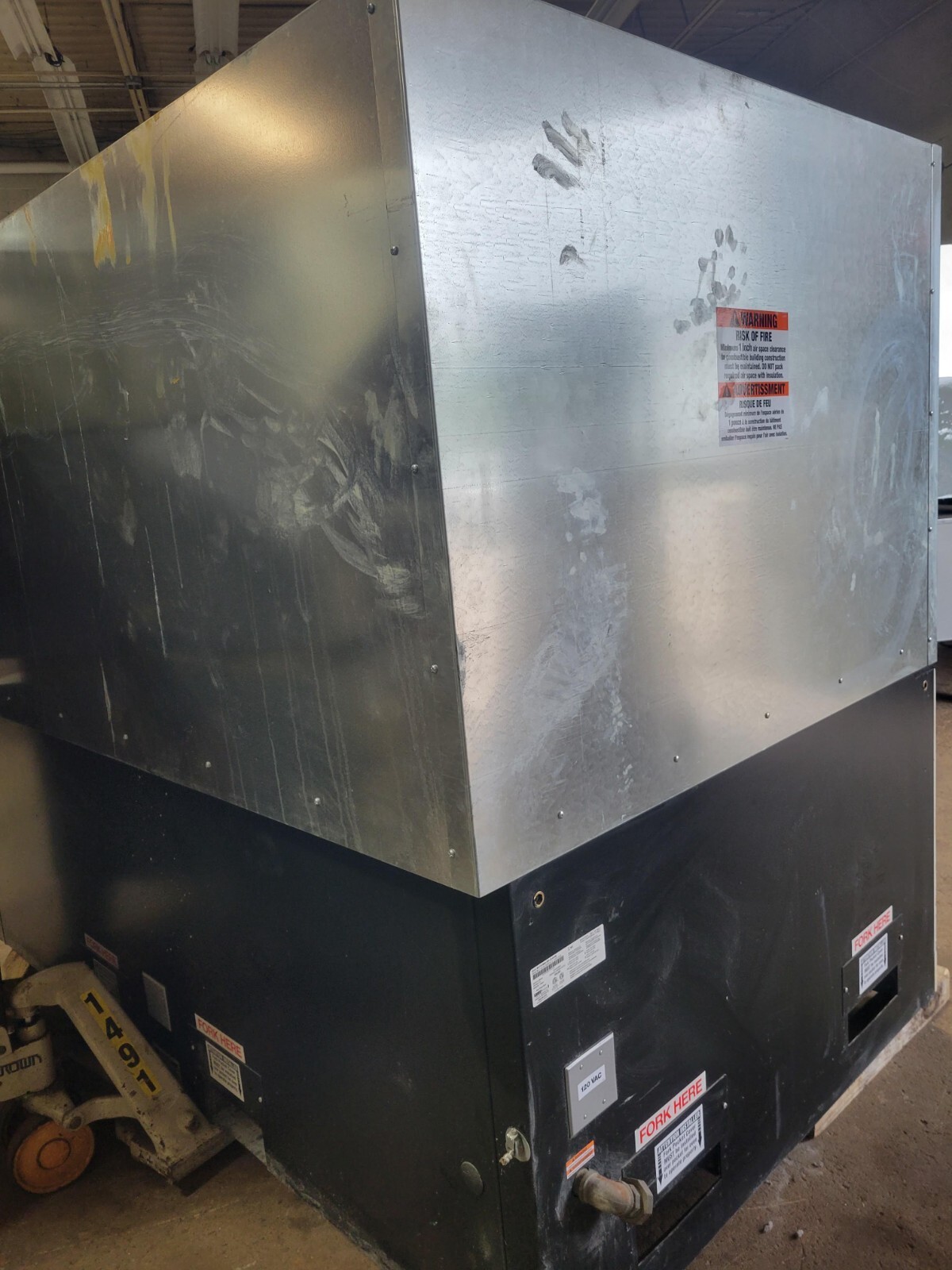 WOODSTONE WS-FD-9660-RFG-LR-IR-NG FIRE DECK OVEN STONE HEARTH OVEN NATURAL GAS
