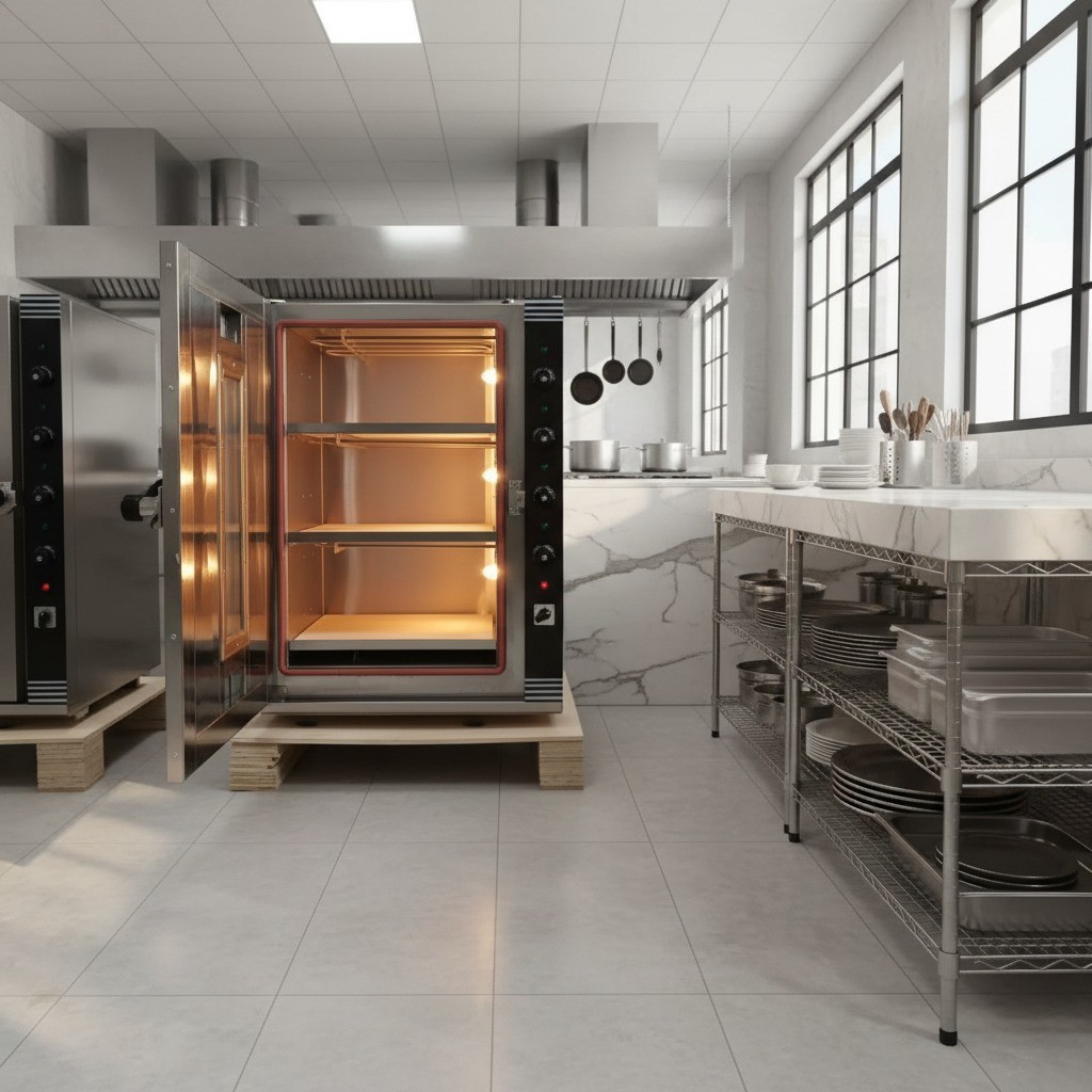 Micro Bakery Electric Deck Oven w/ Steam, Stone & Cart – Artisan Bread Sourdough