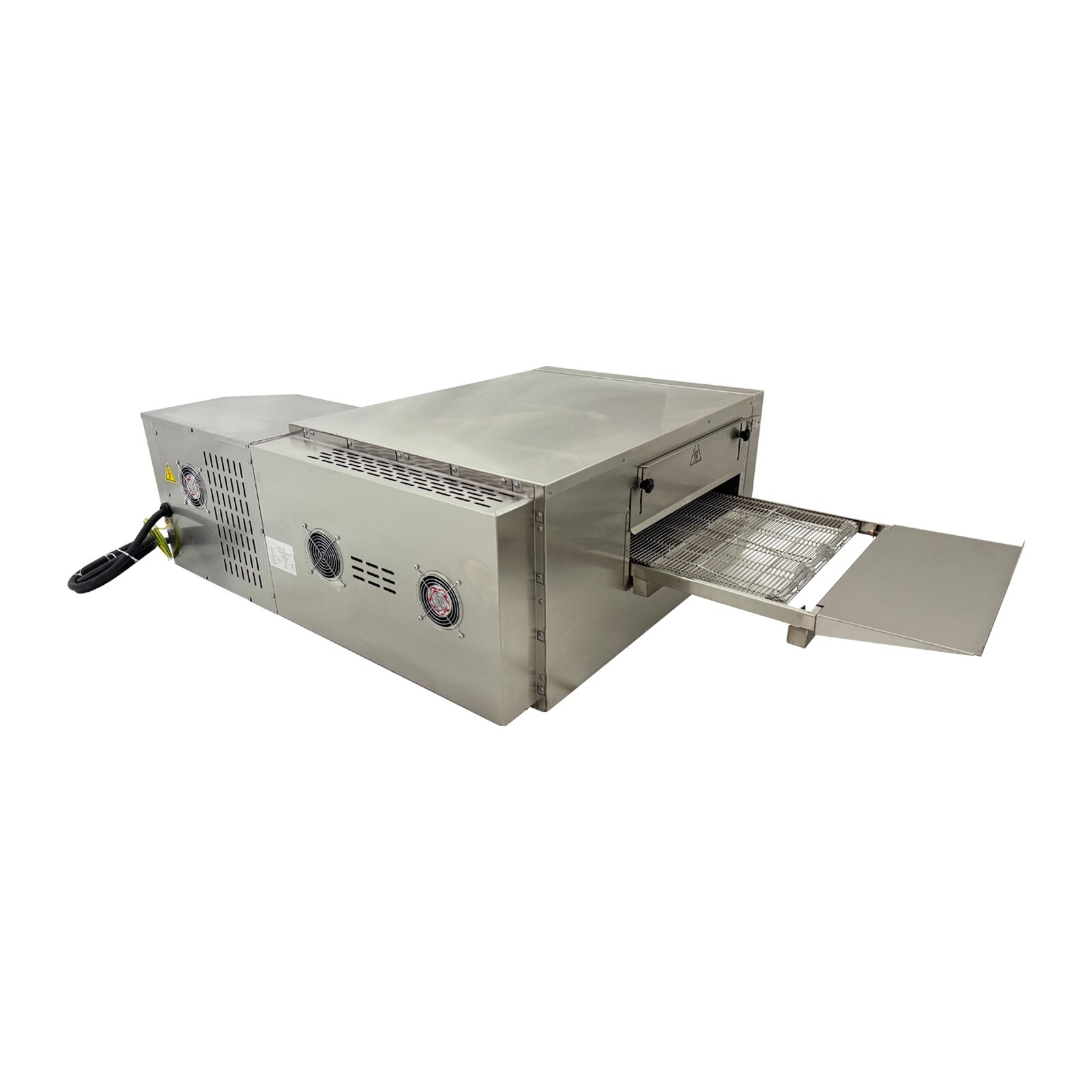 220V Electric Oven 18″ Pizza Oven Countertop Conveyor Stainless Steel Gas Stove