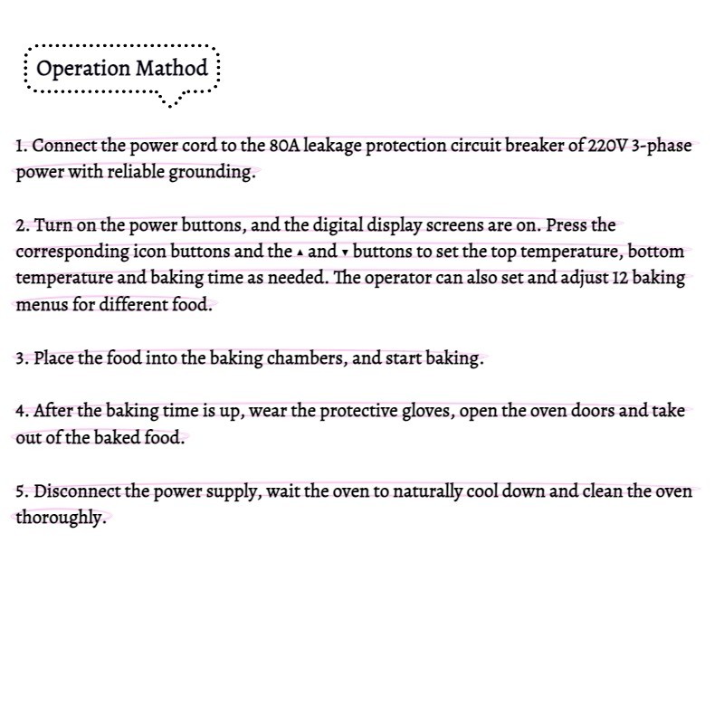 220V Commercial Movable Electric Pizza Oven Pizza Baking Machine 3-Layer 6-Pan
