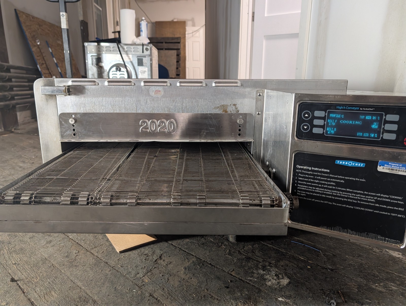 TurboChef HHC2020 Rapid Cook Pizza Conveyor Oven – 3 Phase – Tested and Working