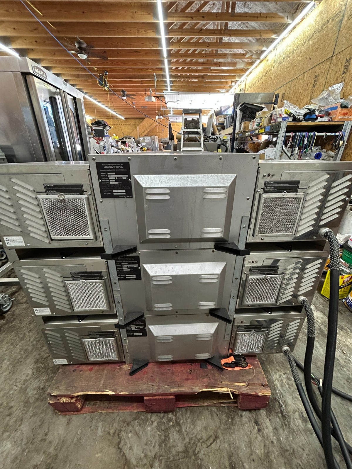 Turbochef HHC2020 Triple Stack High Speed Conveyor Pizza Ovens Fully Refurbished