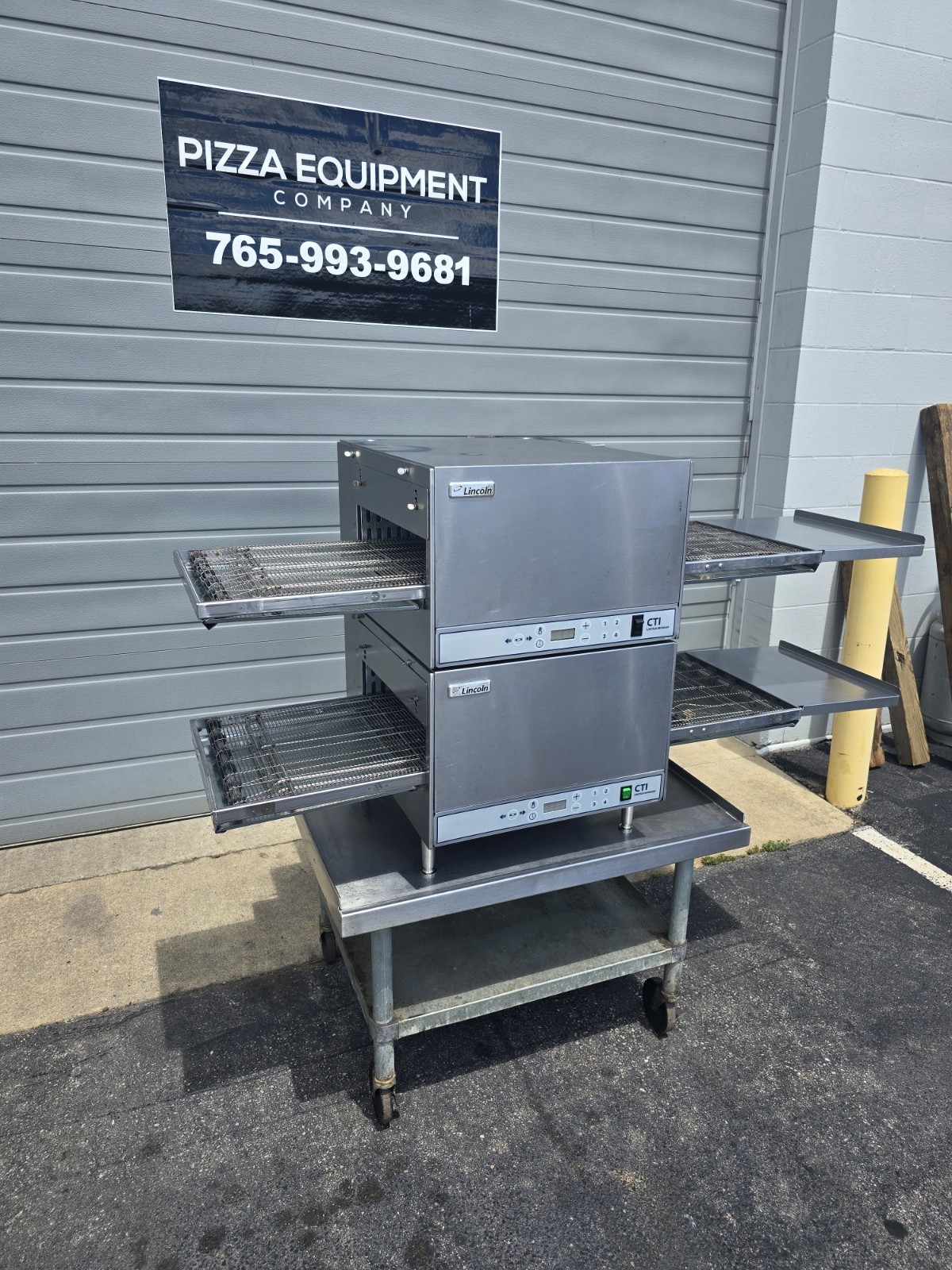 Lincoln Impinger Double 2501 Single Phase Electric Ventless Conveyor Pizza Oven