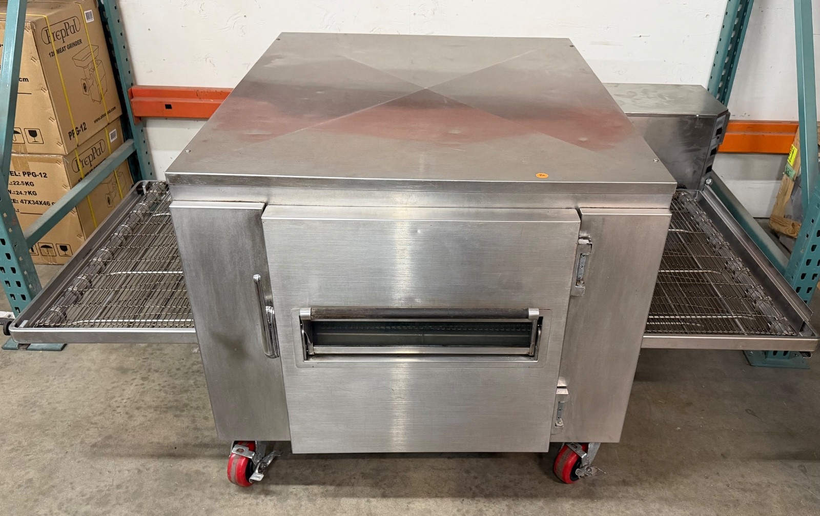 Lincoln 1000 natural gas single deck conveyor pizza oven – FREE SHIPPING!