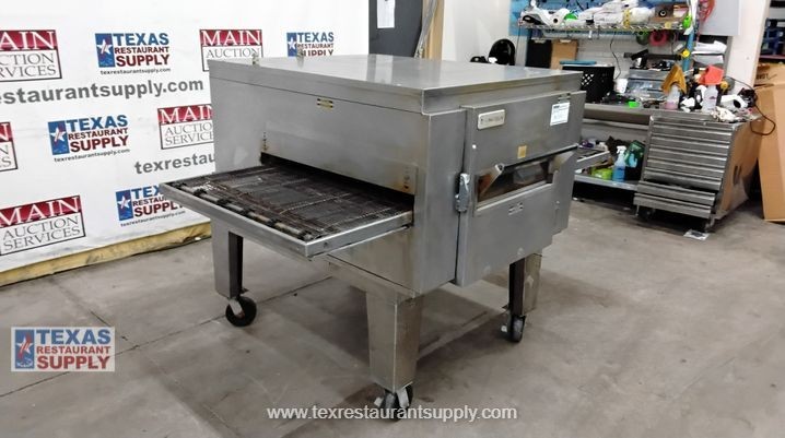 Lincoln Impinger 1450 Gas Single Stack Conveyor Pizza Oven