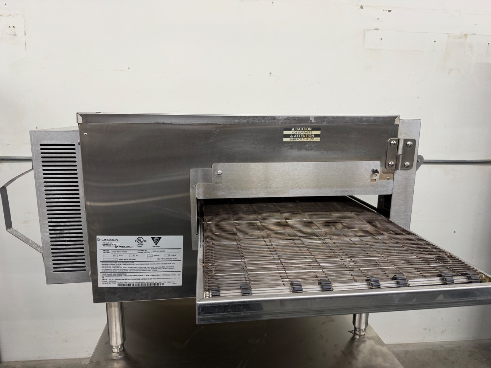 Lincoln 1130-000-V-KF006 Impinger II FastBake Ventless Electric Conveyor Oven