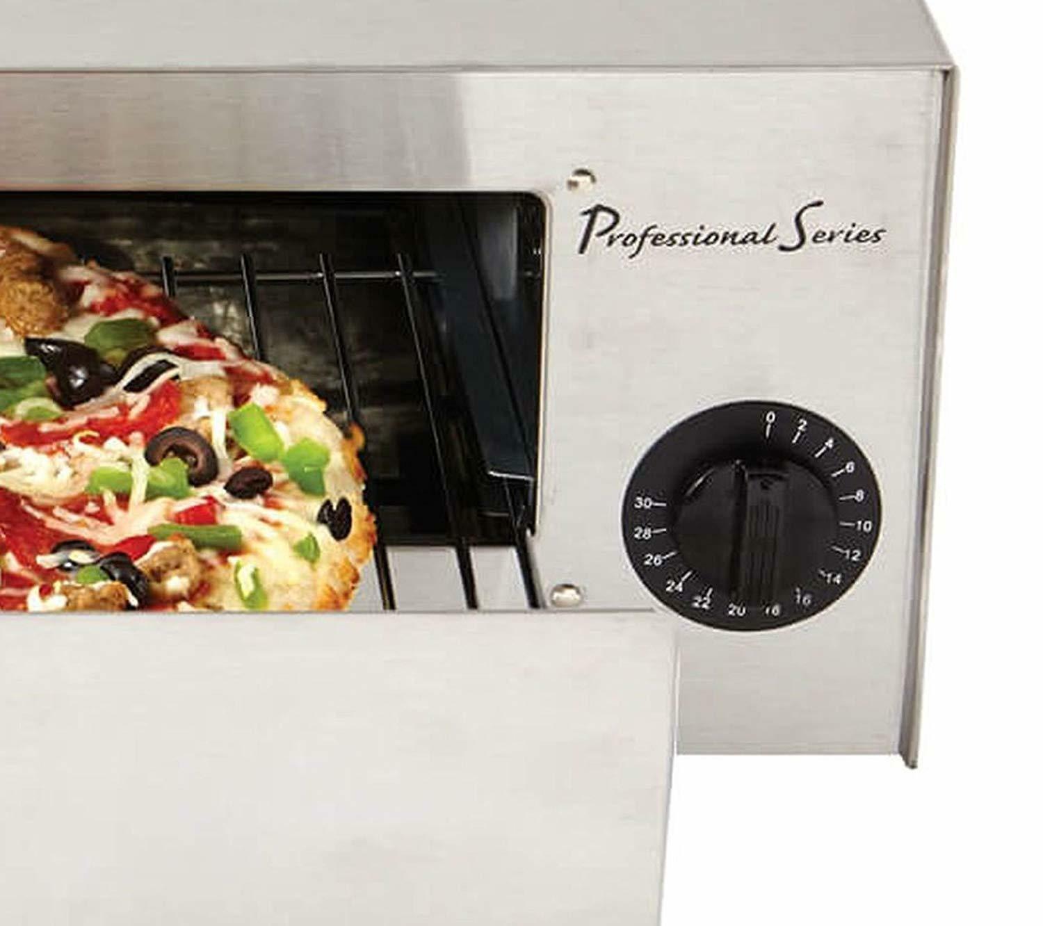 Professional Series PS75891 Stainless Steel 12″ Pizza Baker Frozen Food Oven