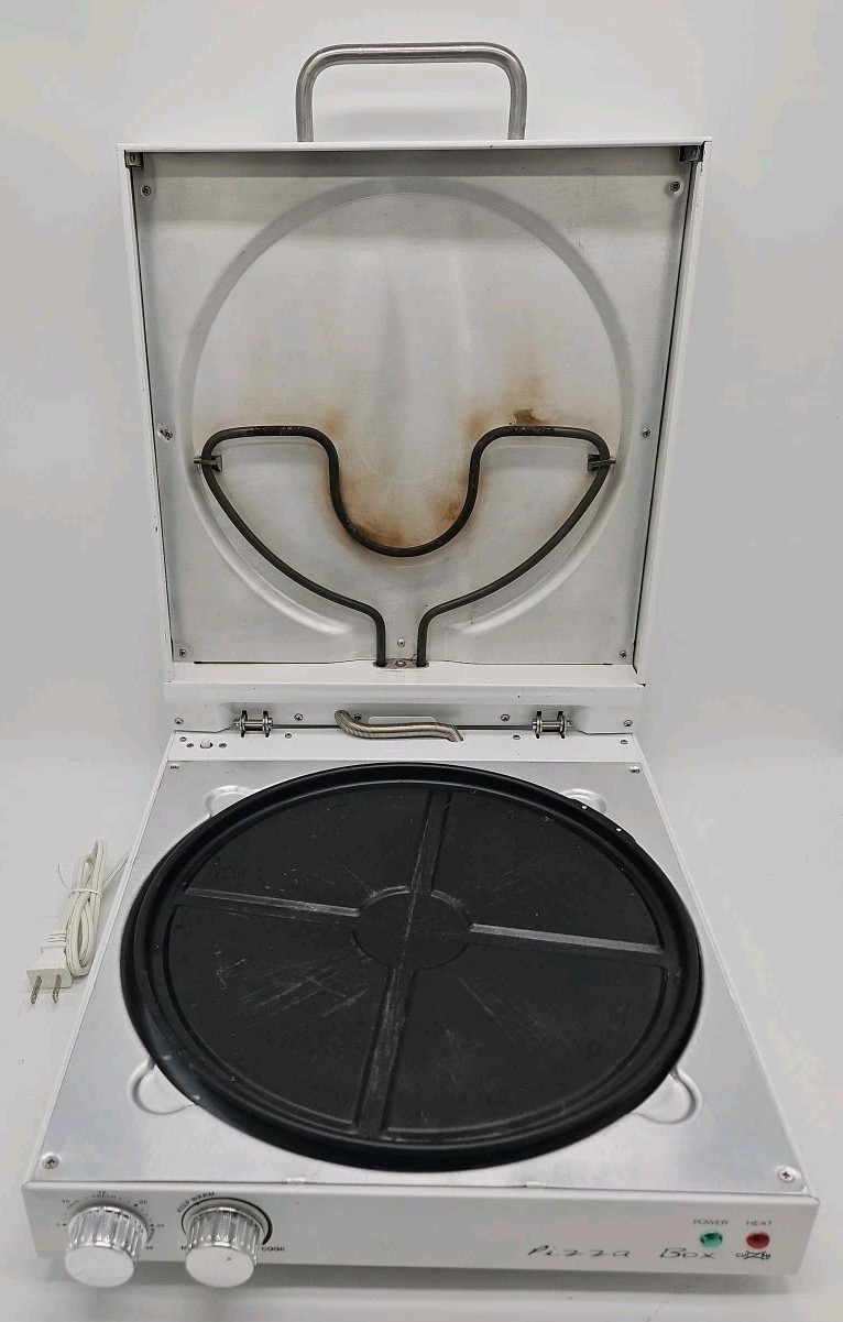 Cuizen Pizza Box Countertop Pizza Oven w/ 12″ Rotating Pan PIZ-4012 – Tested