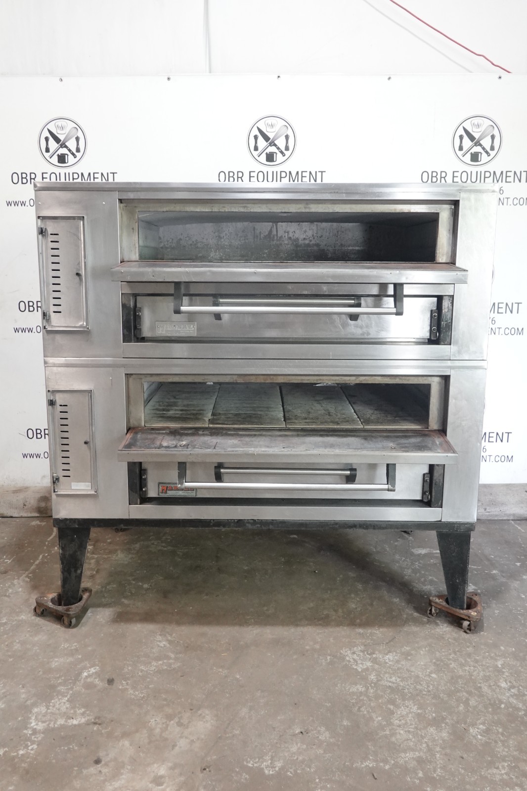 MARSAL NATURAL GAS DOUBLE DECK PIZZA OVEN MODEL SD448
