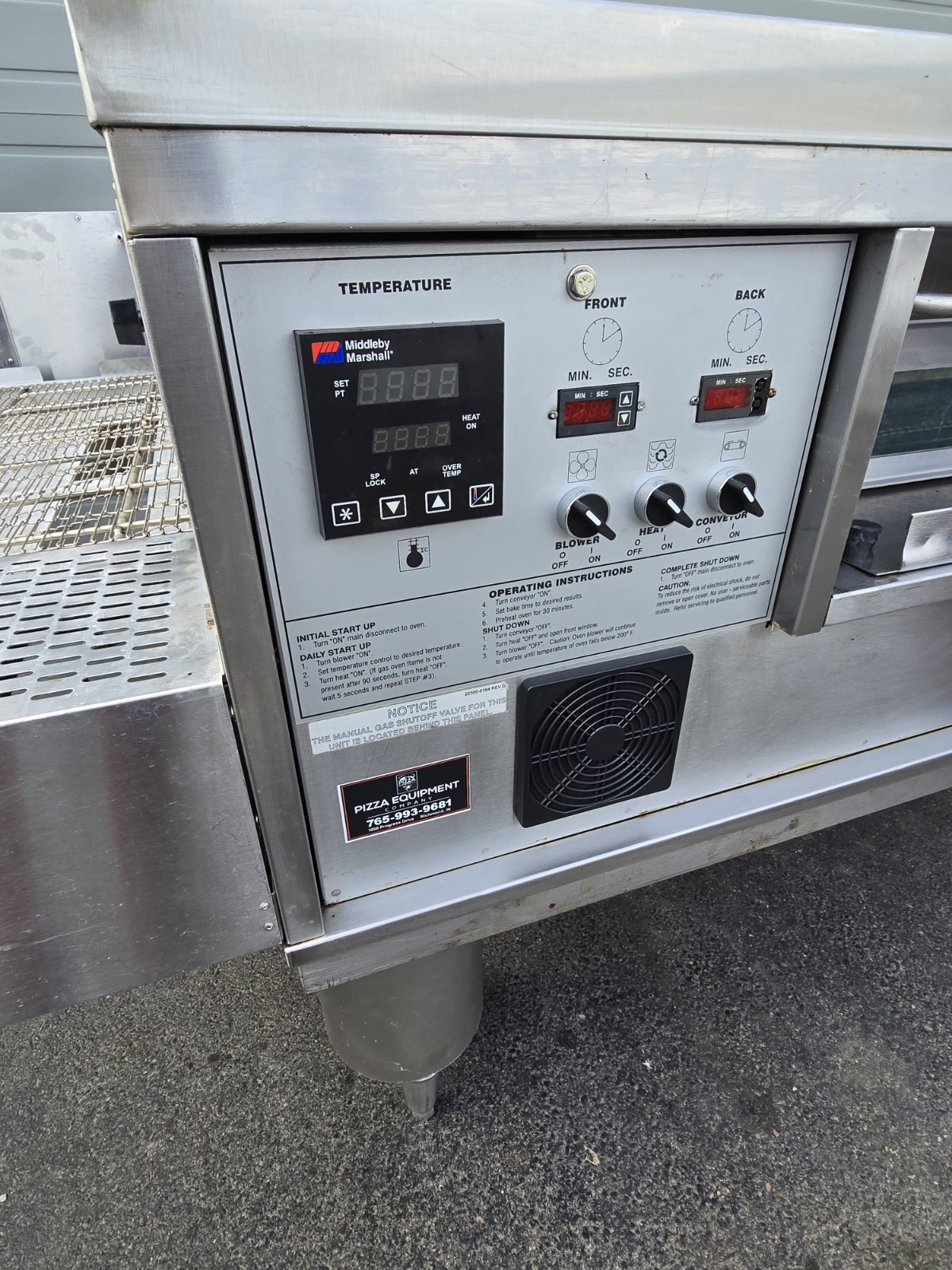 Middleby Marshall PS570G Single Deck Conveyor Pizza Oven **Belt Width 32″**