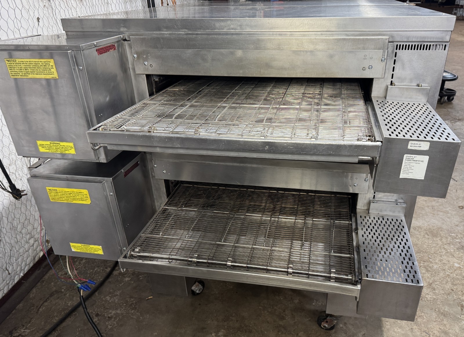 Middleby Marshall PS570 Gas Double Stack Pizza Conveyor Ovens…Video Demo