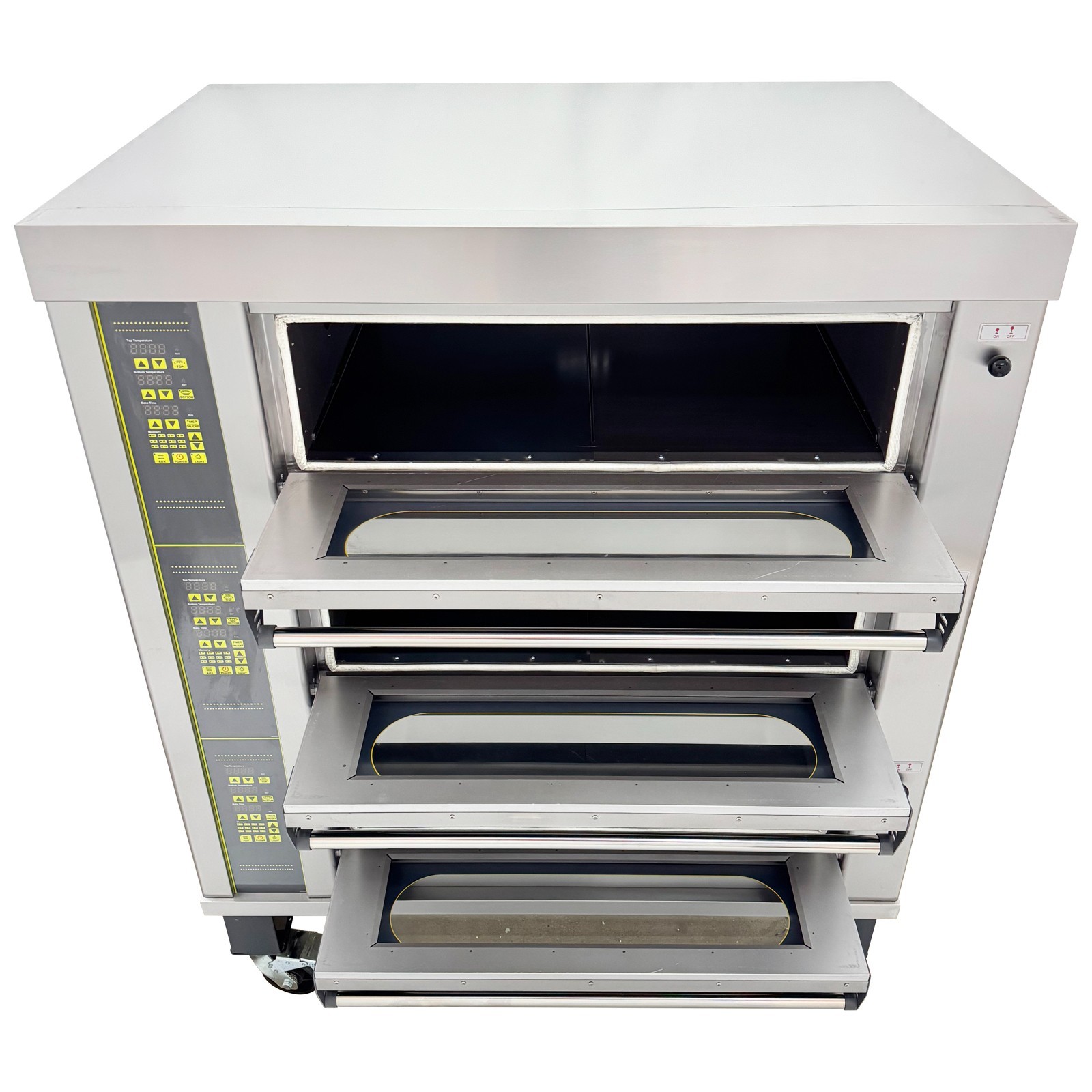 Commercial Electric Oven Cake Bread Pizza Baking Oven Digital Display 3 Decks
