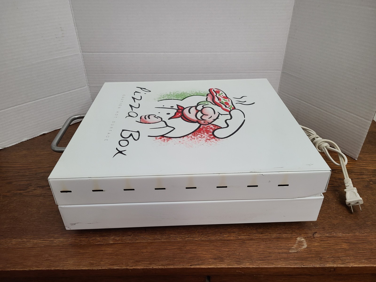 WORKS Cuizen Pizza Box Countertop Pizza Oven w/ 12″ Rotating Pan PIZ-4012