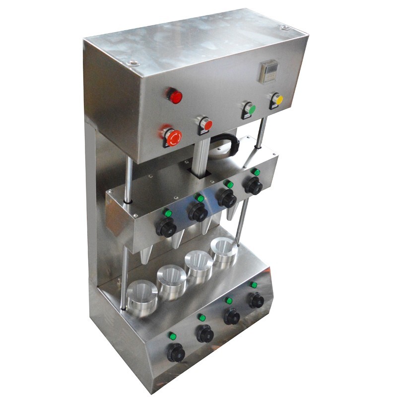 Pizza Cone Machine Stainless Steel Pizza Cone Forming Making Machine 4 Heads Piz