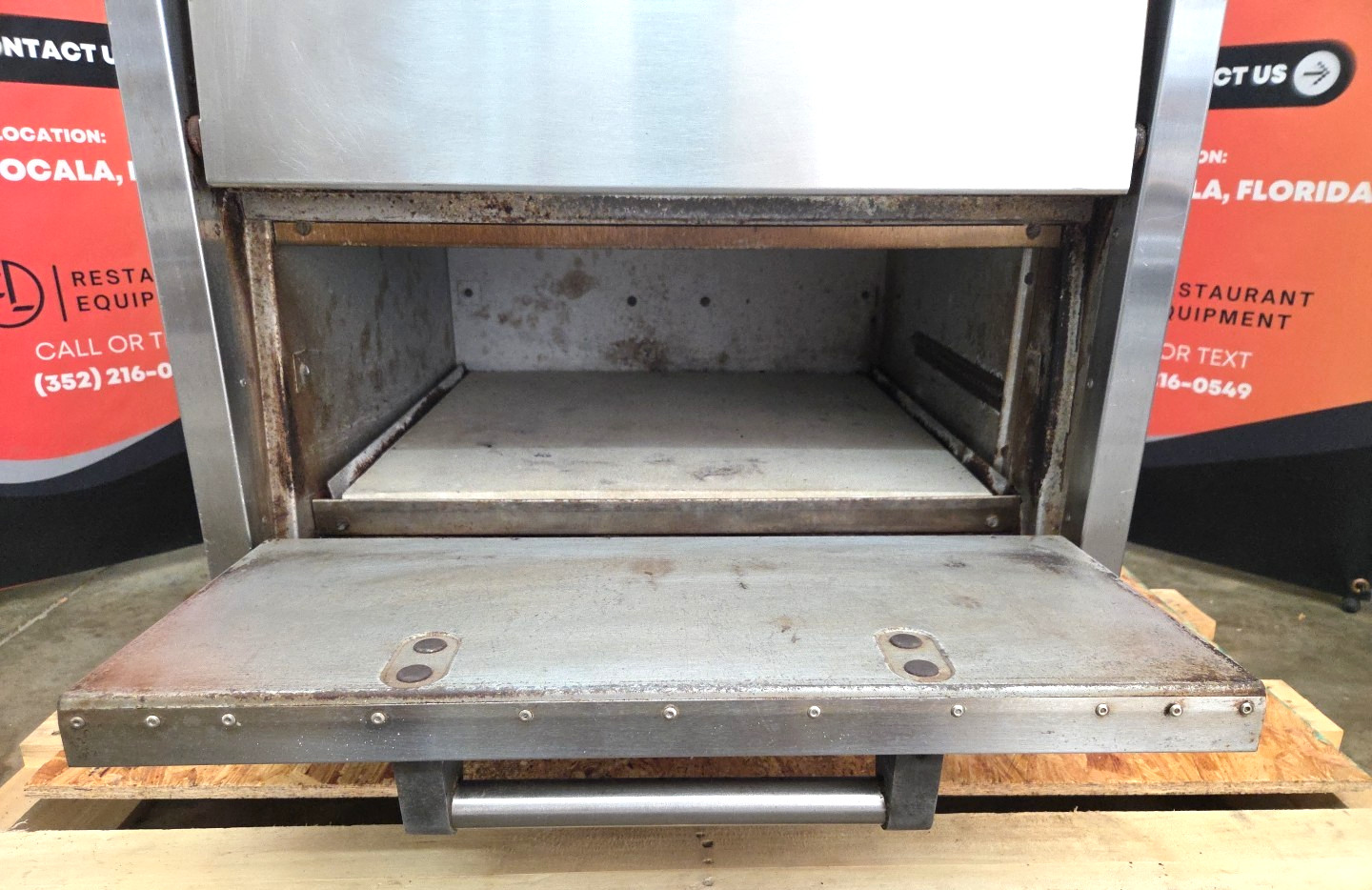 BAKERS PRIDE P46S HearthBake 26″ Electric Countertop Double Deck Pizza Oven