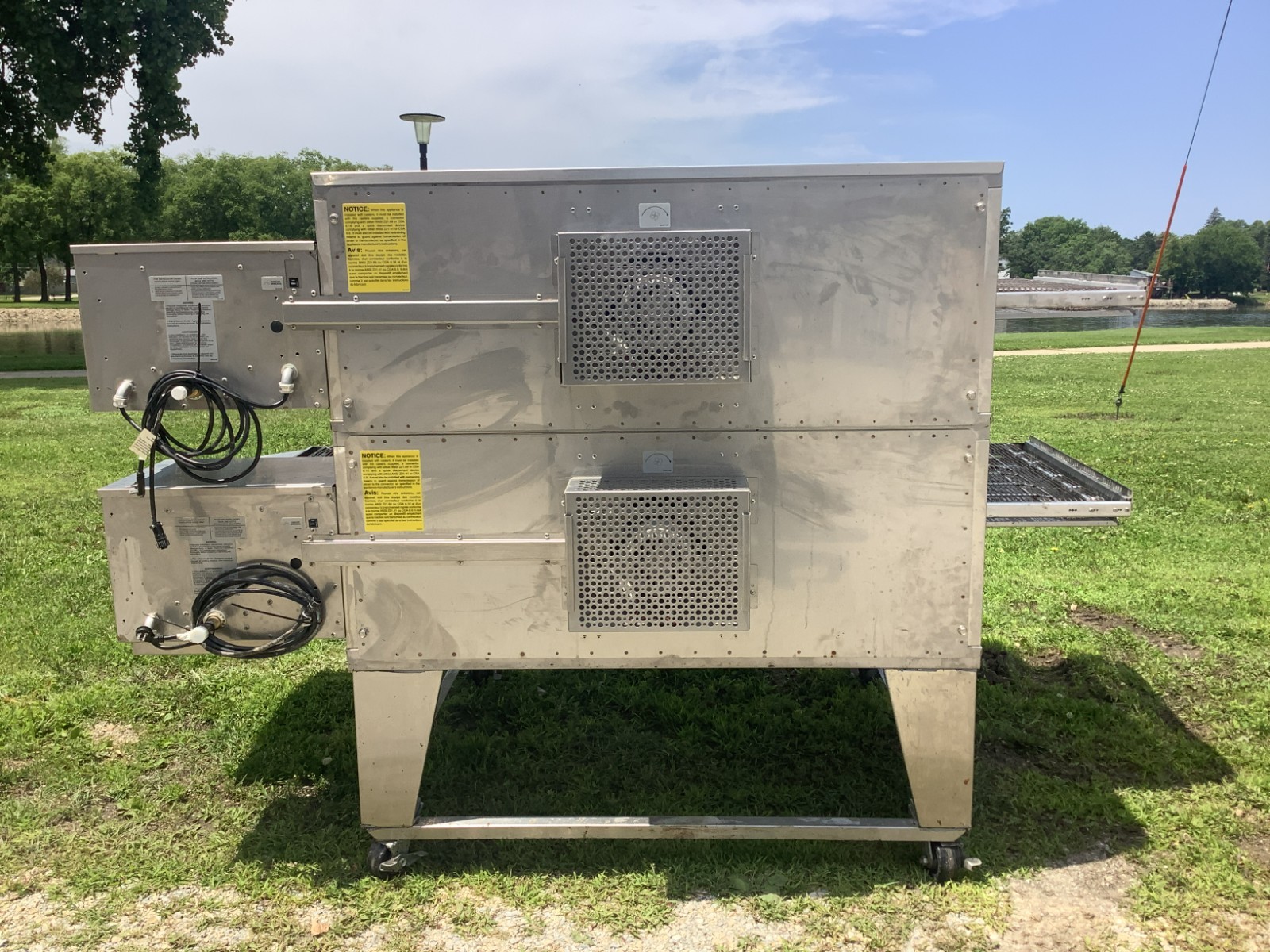 Pizza Oven Conveyor 2018 XLT 3255 Double Stack with hood Nat Gas Tested
