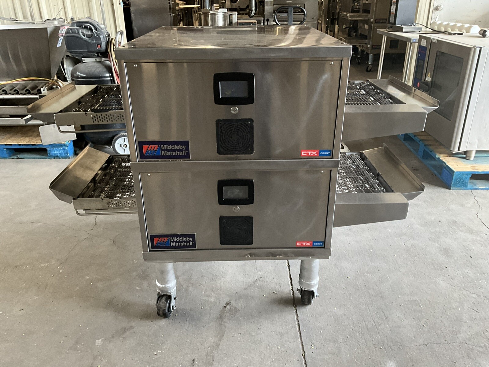 2023 CTX Middleby Marshall DZ33T Infrared Radiant conveyor pizza double oven B