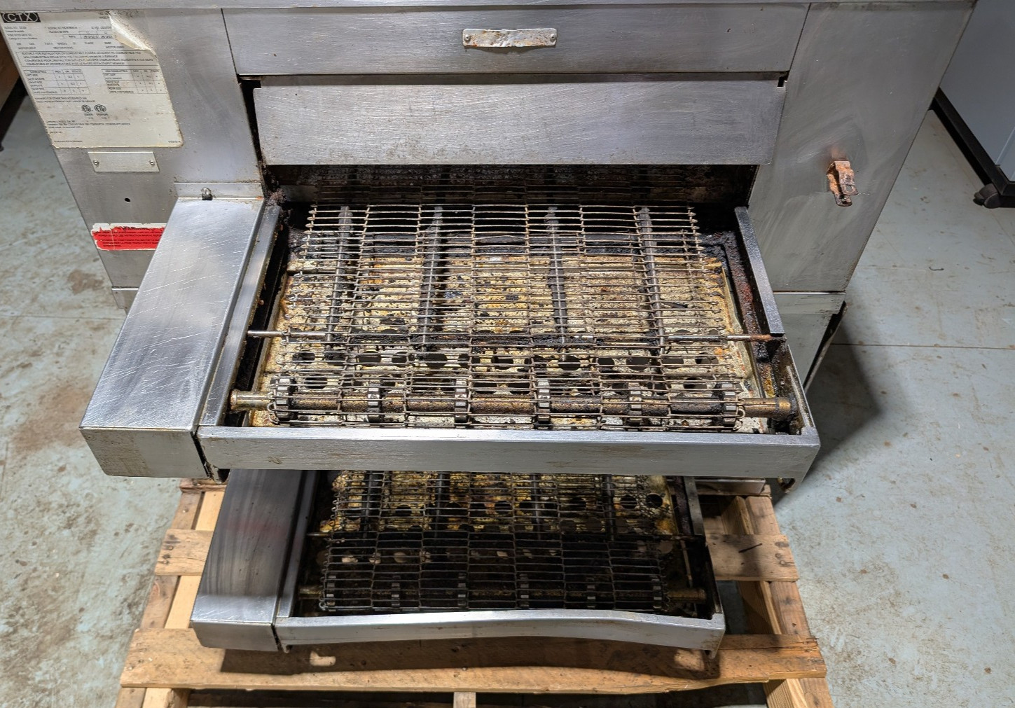 2018 Middleby Marshall CTX DZ33I WOW 2 Double Stack Electric Conveyor Oven 208V