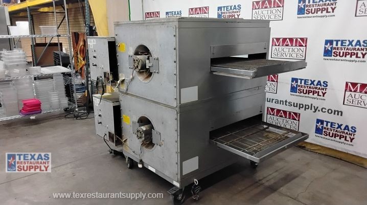 Lincoln Impigner Gas Double Stack Conveyor Pizza Oven