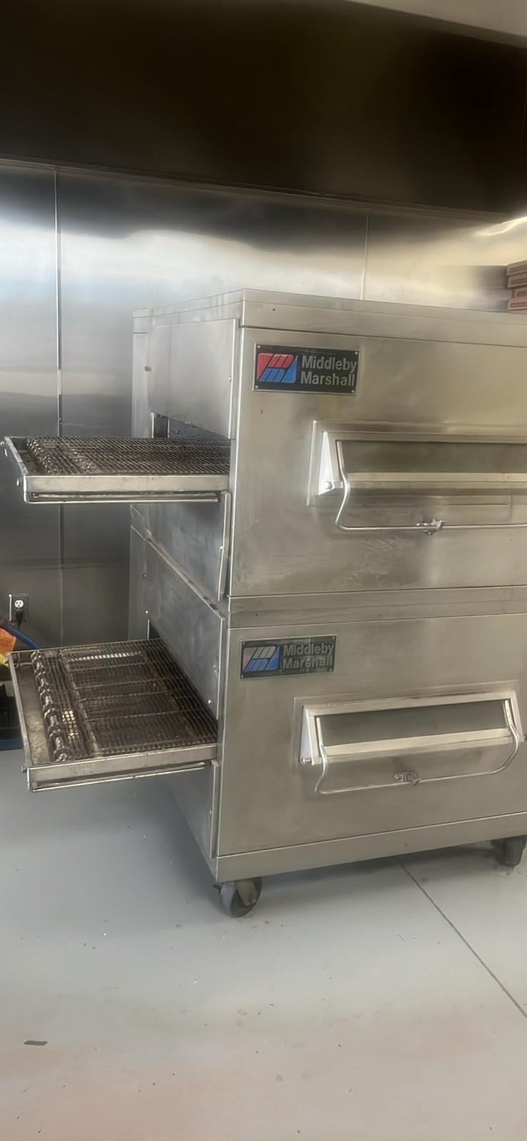 PIZZA OVEN DOUBLE MIDDLEBY MARSHALL PS200