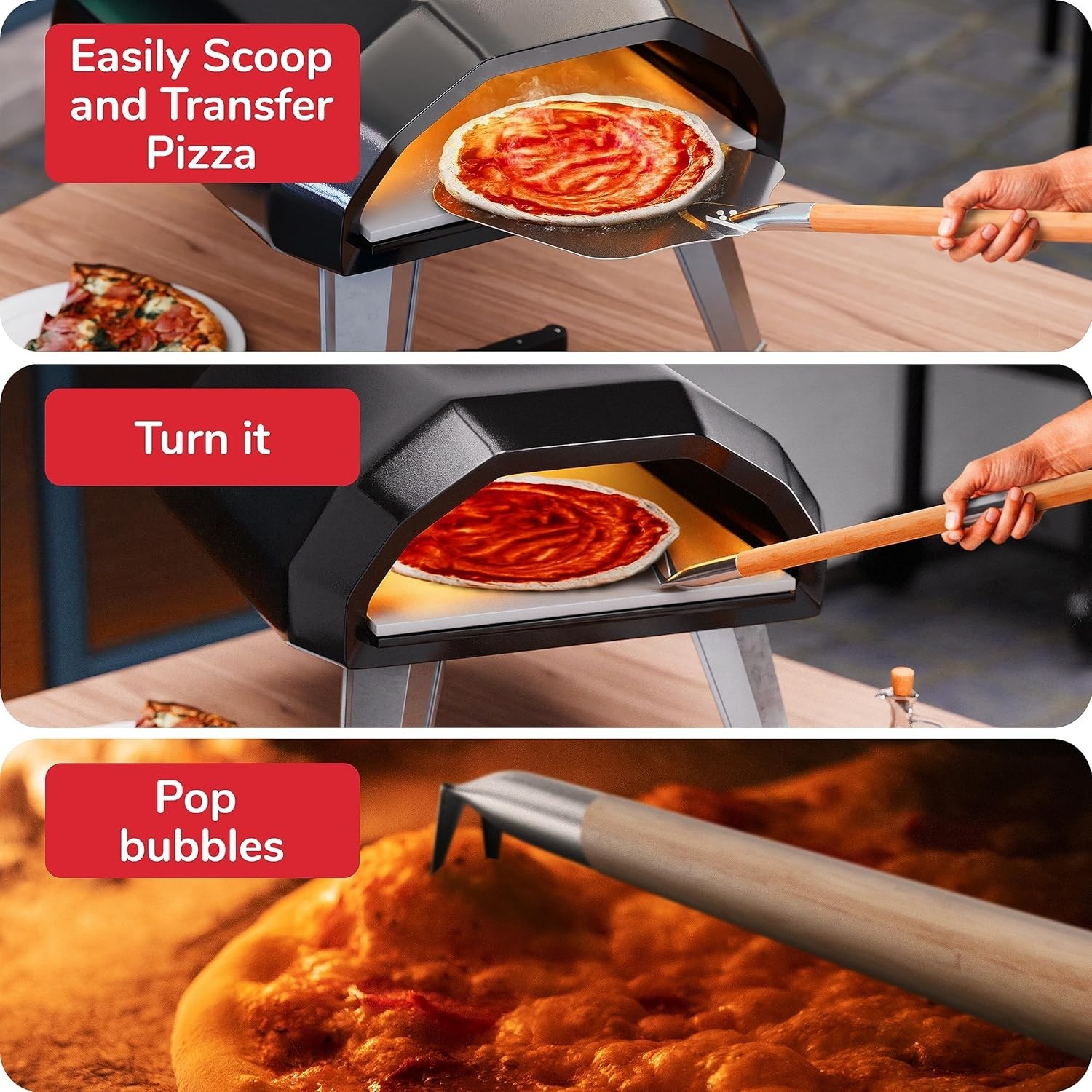 Comprehensive Pizza Oven Accessory Set – Safe & Efficient Tools for Home Use