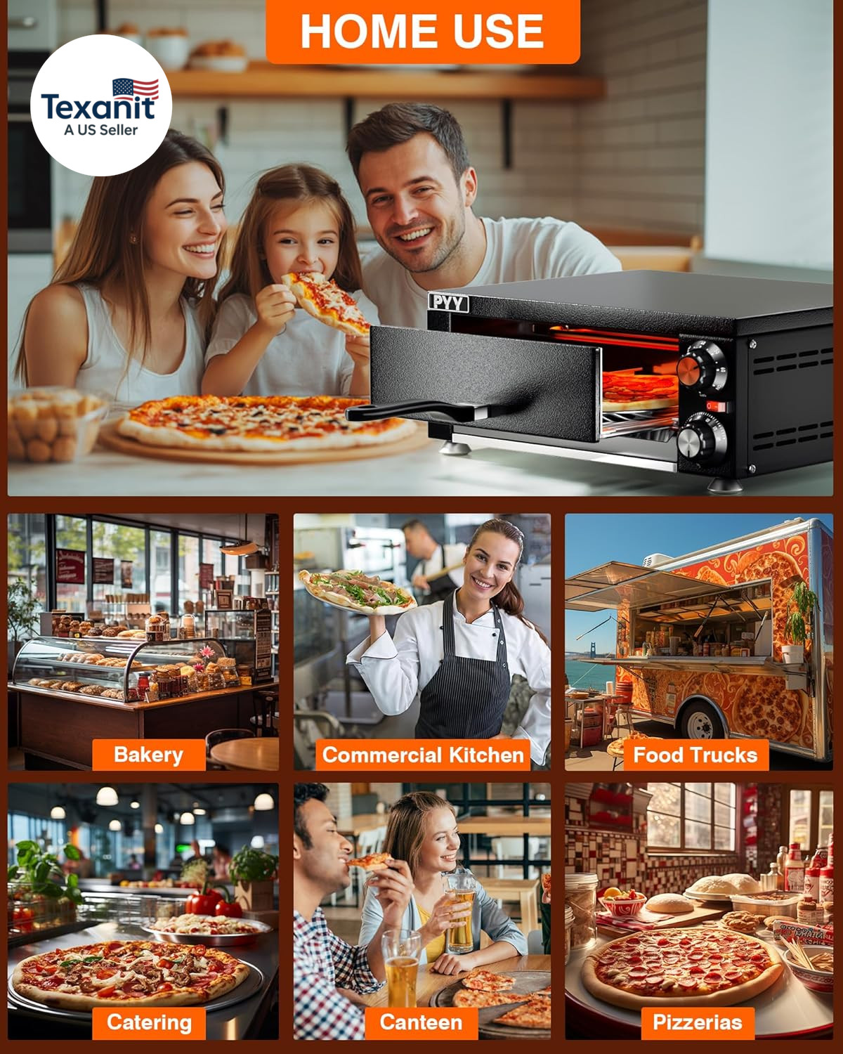 Electric Pizza Oven Indoor Countertop Pizza Oven Commercial Pizza Maker Machine