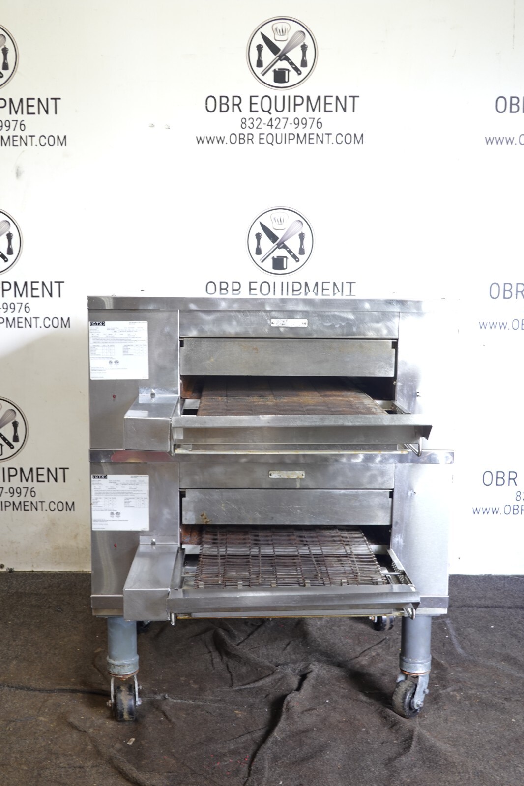 2023 MIDDLEBY MARSHALL CTX ELECTRIC DOUBLE STACK PIZZA CONVEYOR OVEN MODEL DZ33T