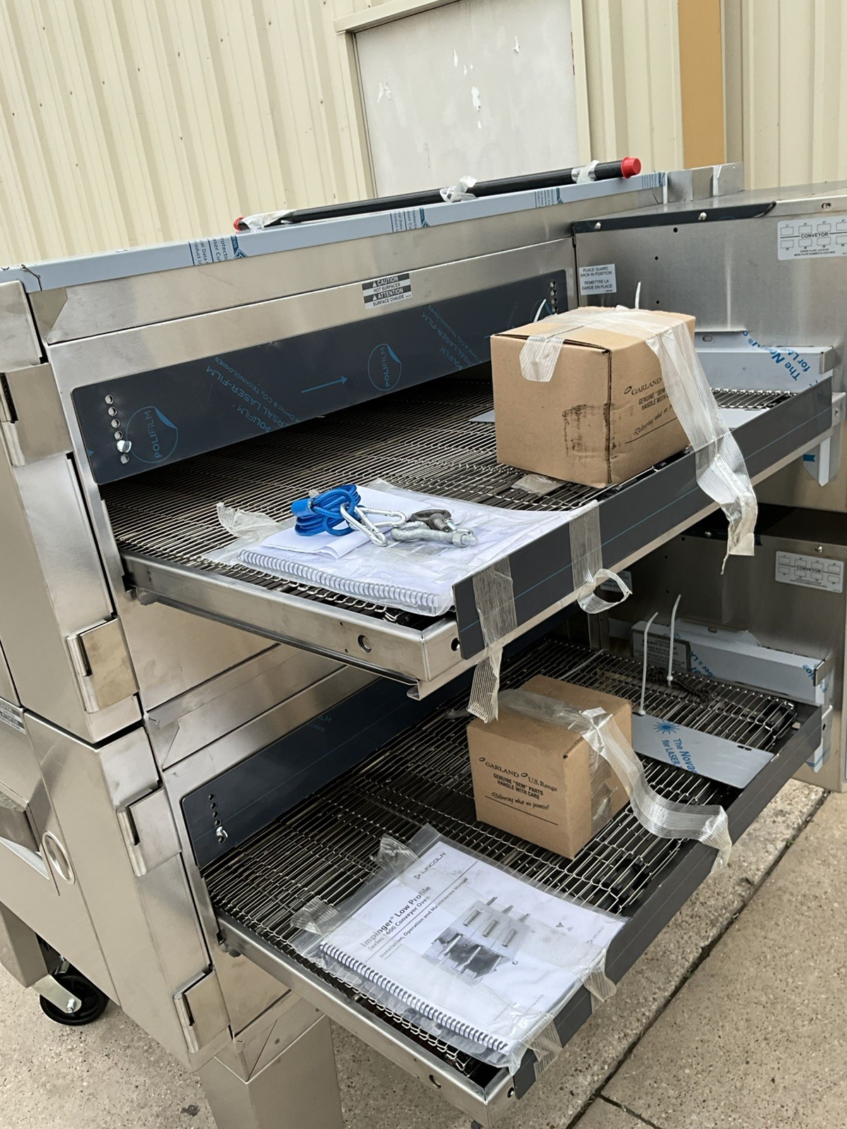 Lincoln Impinger gas Double stack low profile 1600-000-U-K3025 conveyor oven
