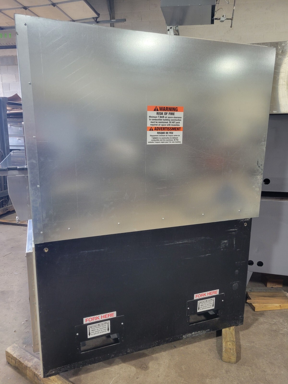 WOODSTONE WS-FD-9660-RFG-LR-IR-NG FIRE DECK OVEN STONE HEARTH OVEN NATURAL GAS