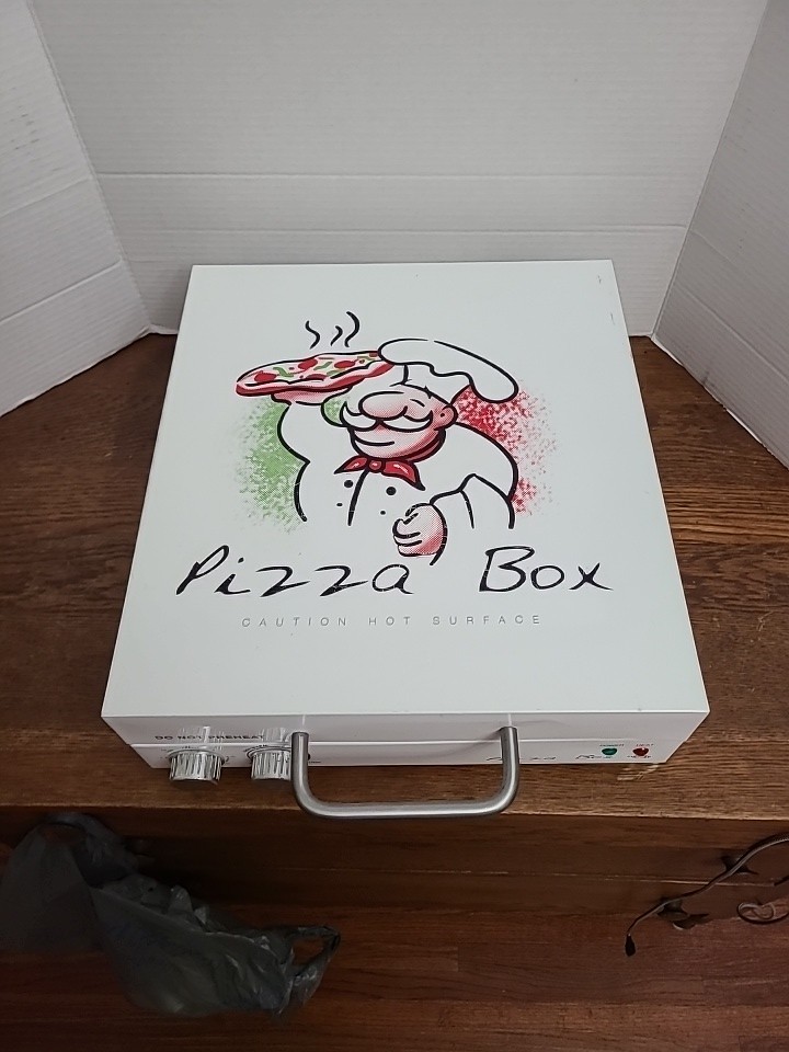 WORKS Cuizen Pizza Box Countertop Pizza Oven w/ 12″ Rotating Pan PIZ-4012