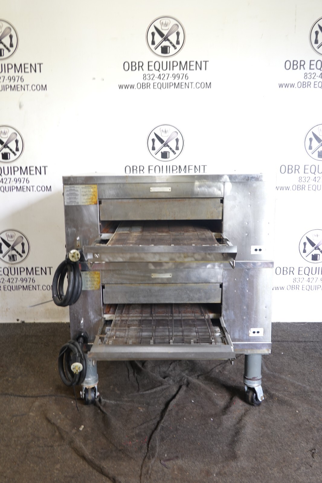 2023 MIDDLEBY MARSHALL CTX ELECTRIC DOUBLE STACK PIZZA CONVEYOR OVEN MODEL DZ33T