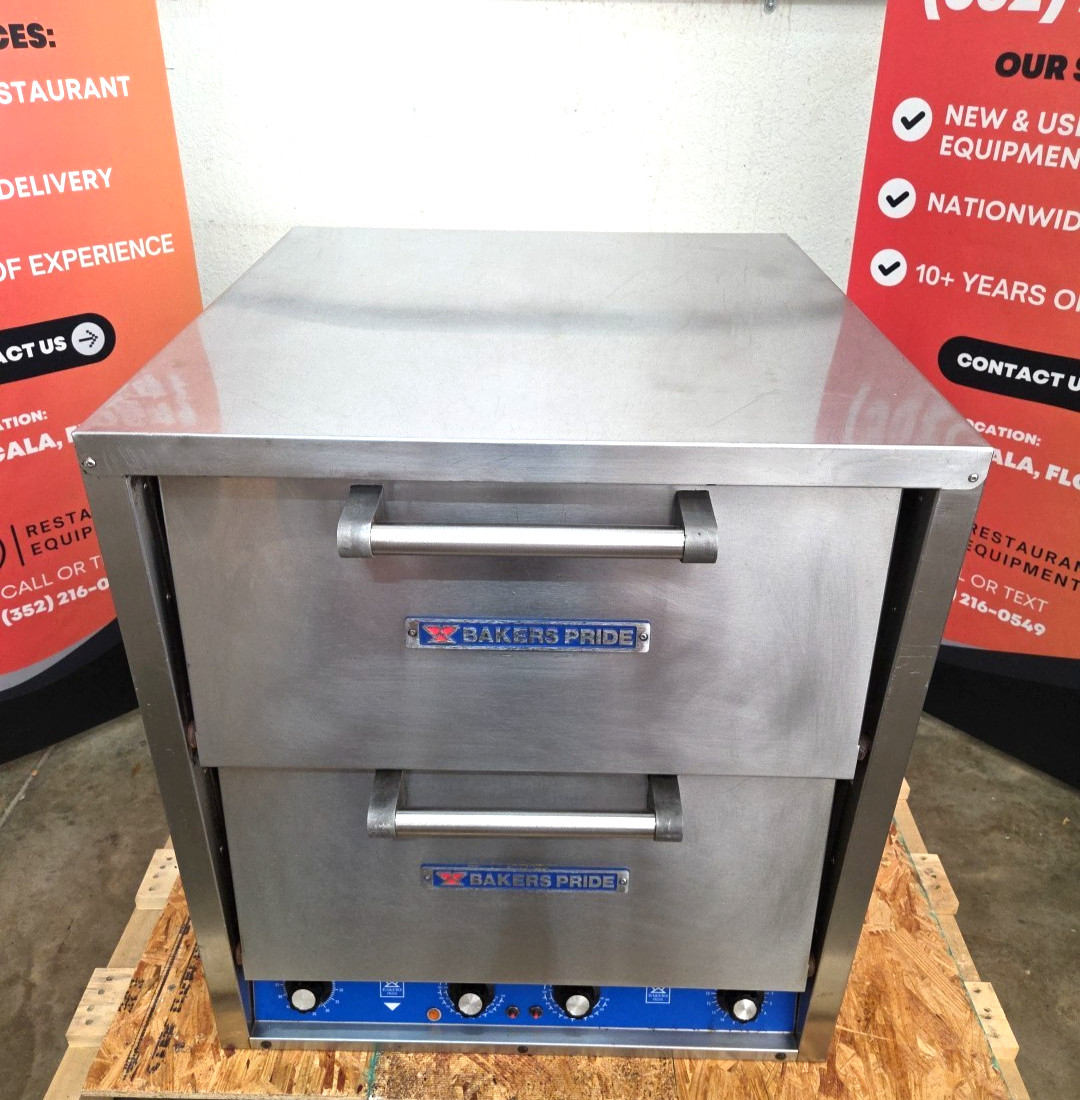 BAKERS PRIDE P46S HearthBake 26″ Electric Countertop Double Deck Pizza Oven