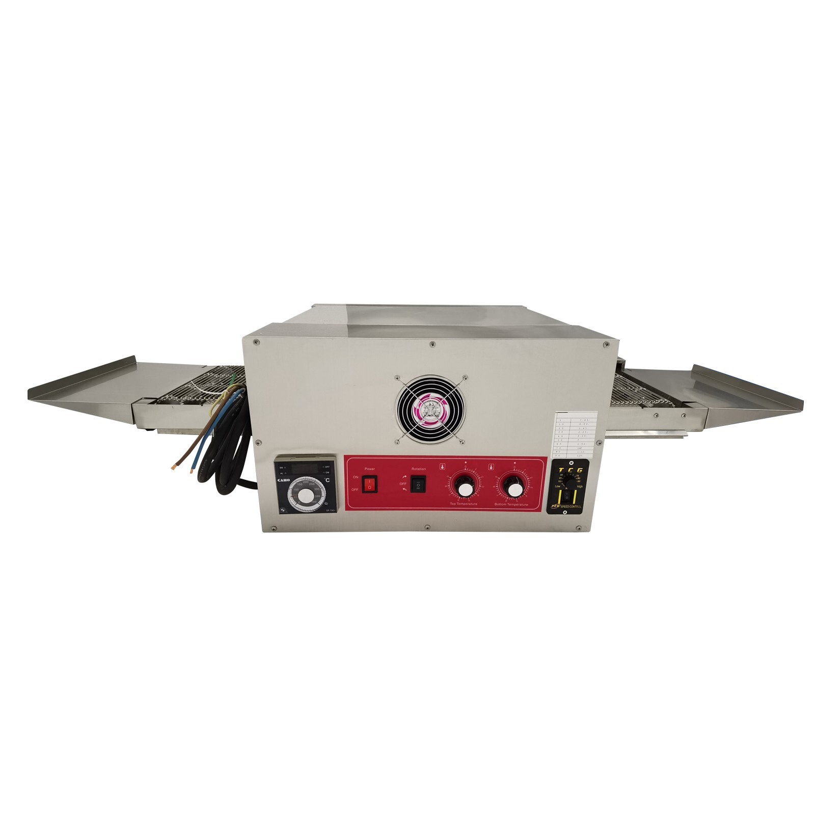220V Countertop Conveyor Pizza Oven Commercial Baking Oven Electric Stove 12″
