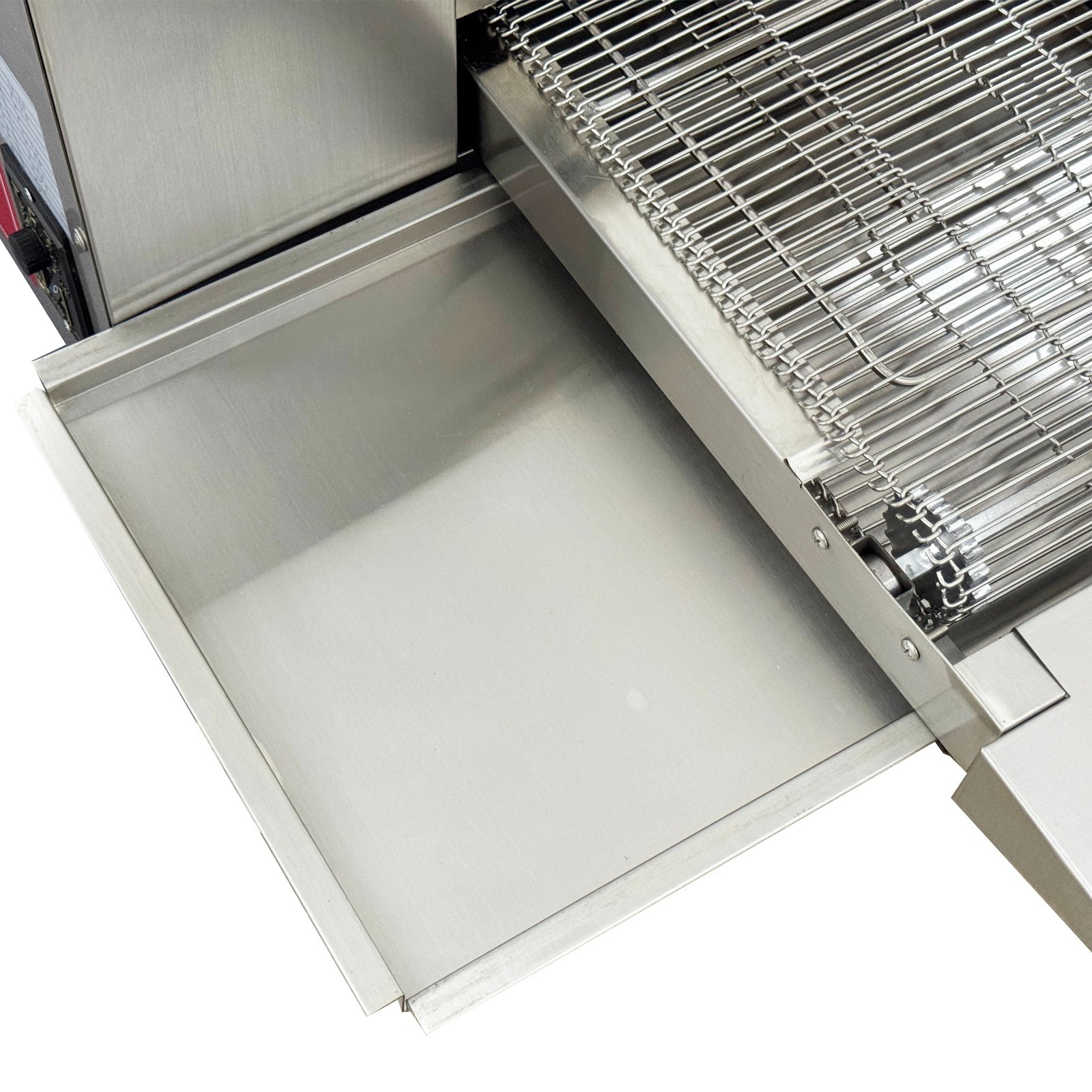 220V 18″ Countertop Chain-Type Electric Straight Tube Pizza Oven Baking Oven