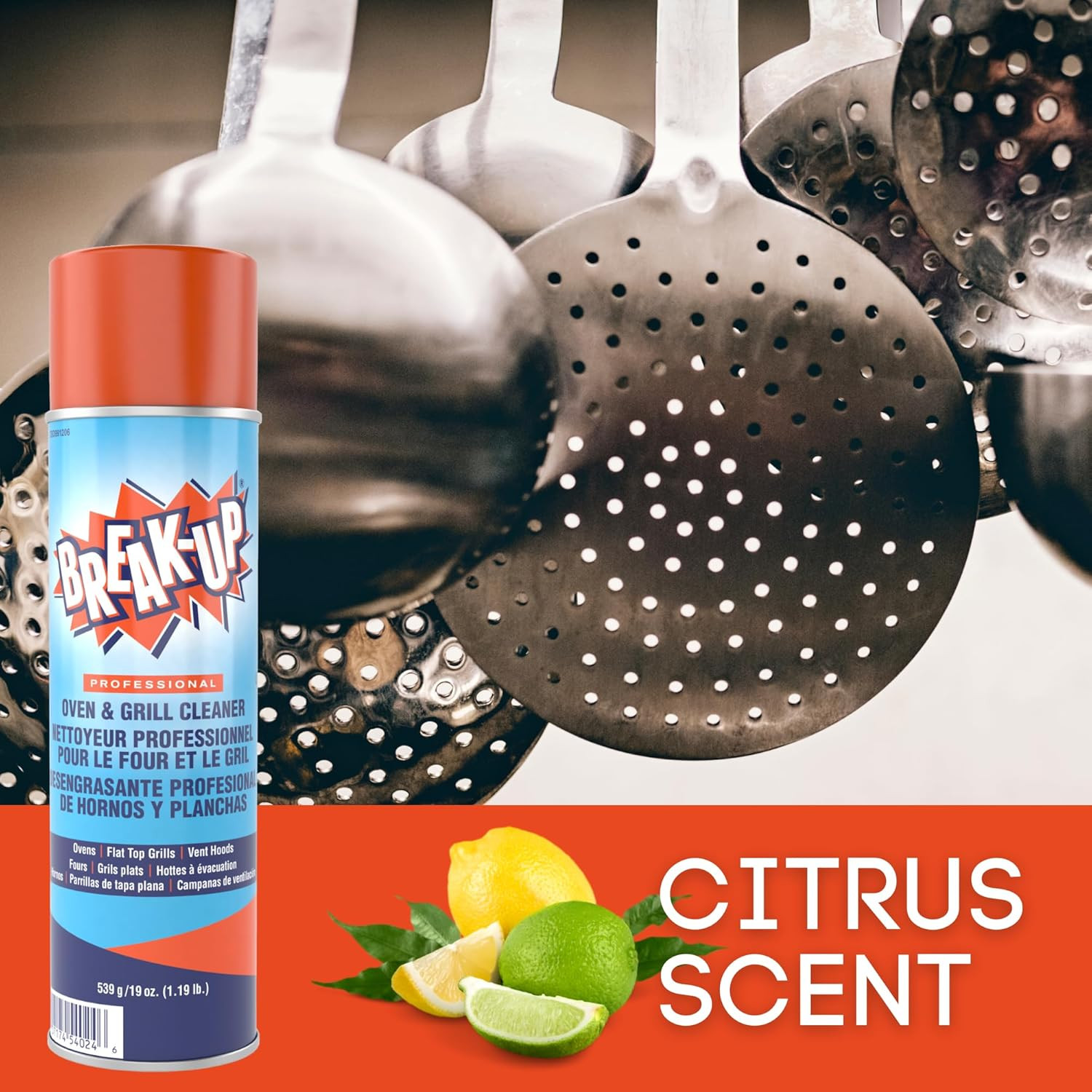 CBD991206 Break up Professional Oven & Grill Cleaner, Heavy Duty Spray Remove…