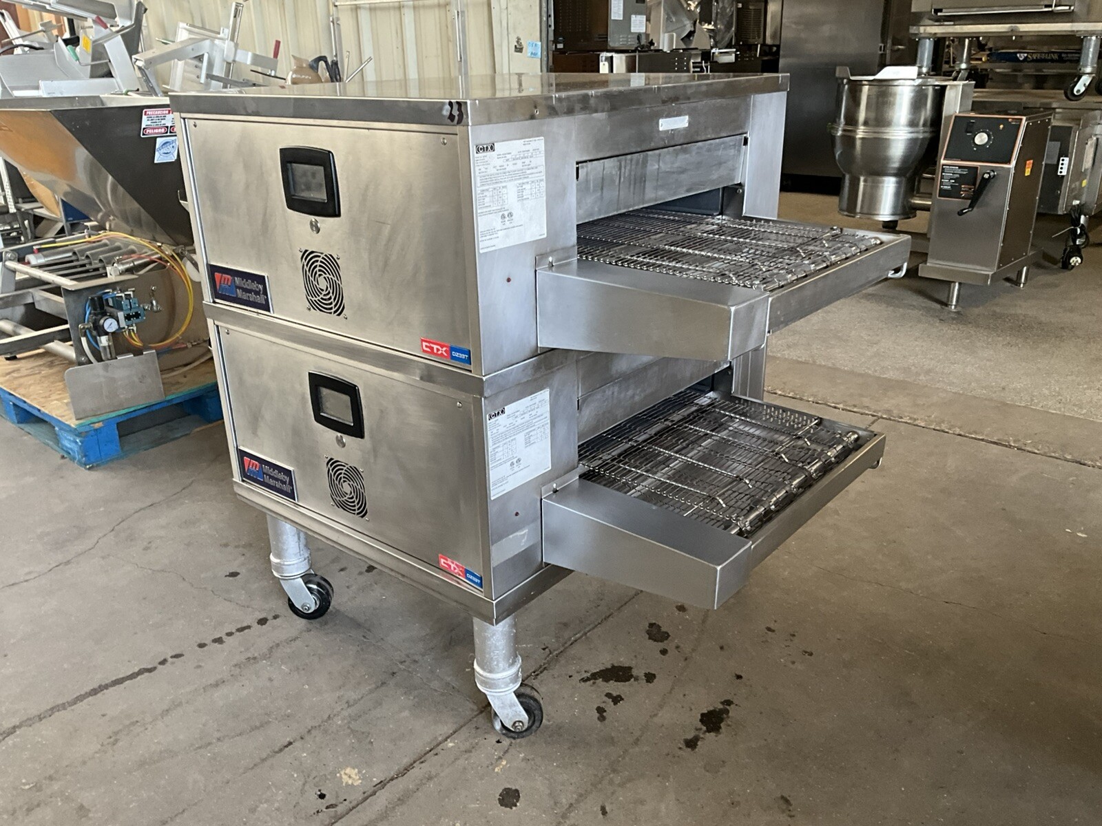 2023 CTX Middleby Marshall DZ33T Infrared Radiant conveyor pizza double oven F