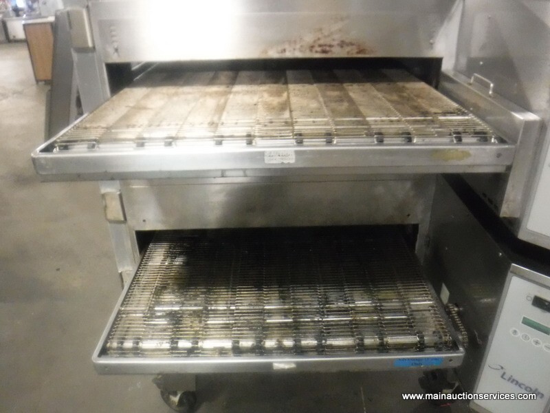 Lincoln Impinger 1600-023-A, Gas Double Deck Pizza Conveyor Oven