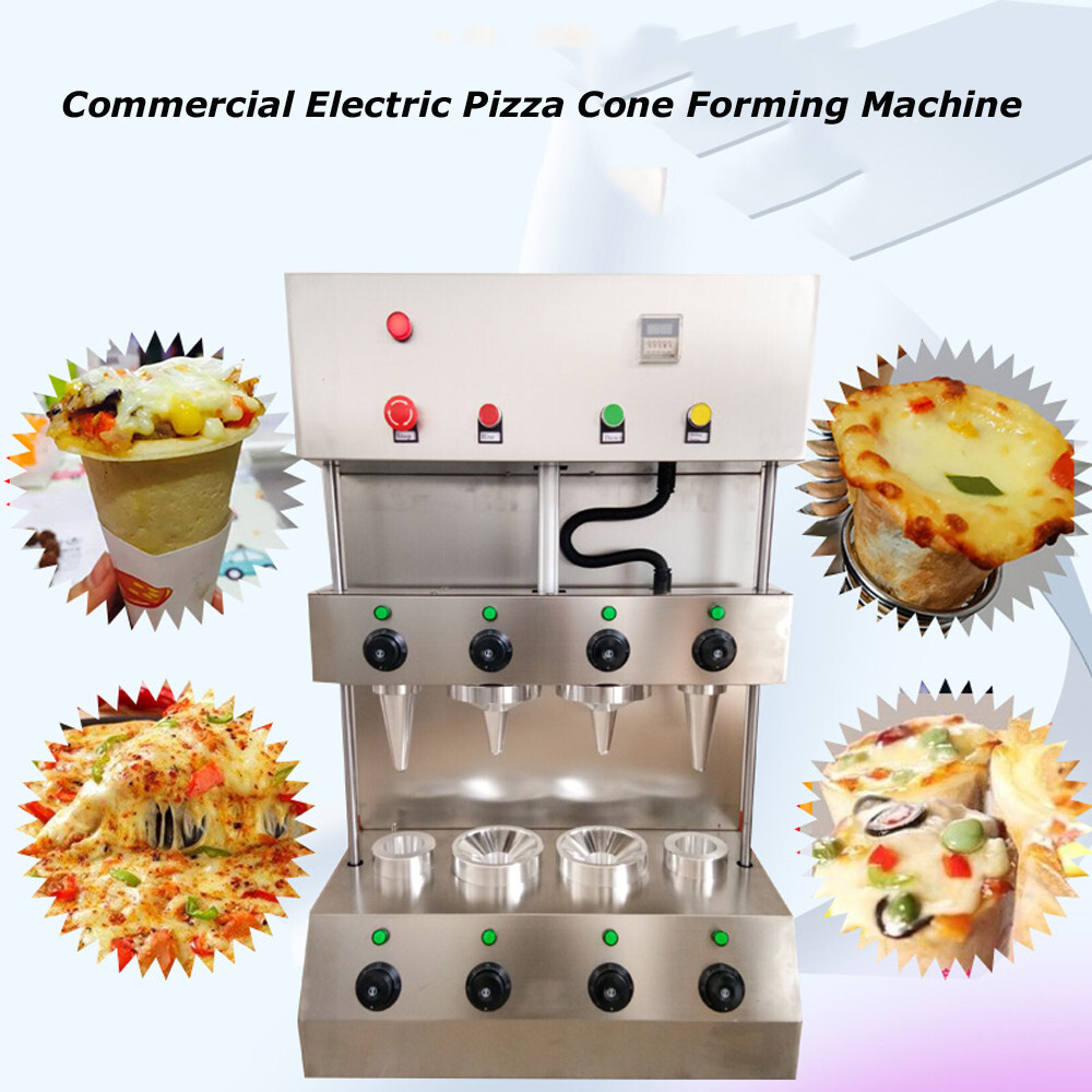 110V Commercial Electric Pizza Cone Forming Machine Cooking Ovens Restaurant