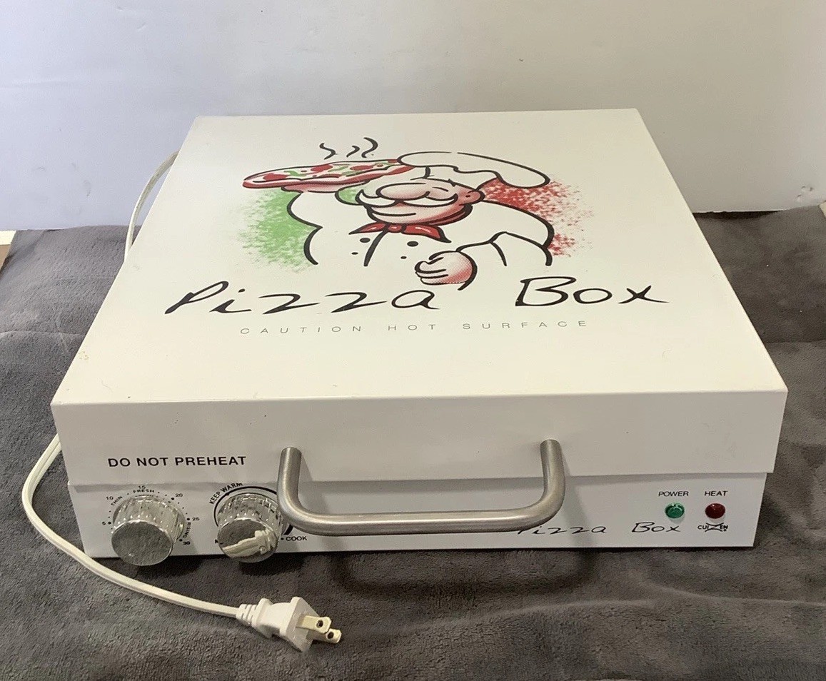 Cuizen Pizza Box Countertop Pizza Oven w/ 12″ Rotating Pan PIZ-4012 – Tested