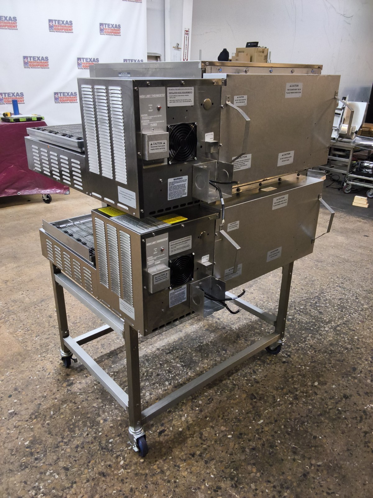LINCOLN IMPINGER 1130 ELECTRIC DOUBLE CONVEYOR PIZZA OVEN