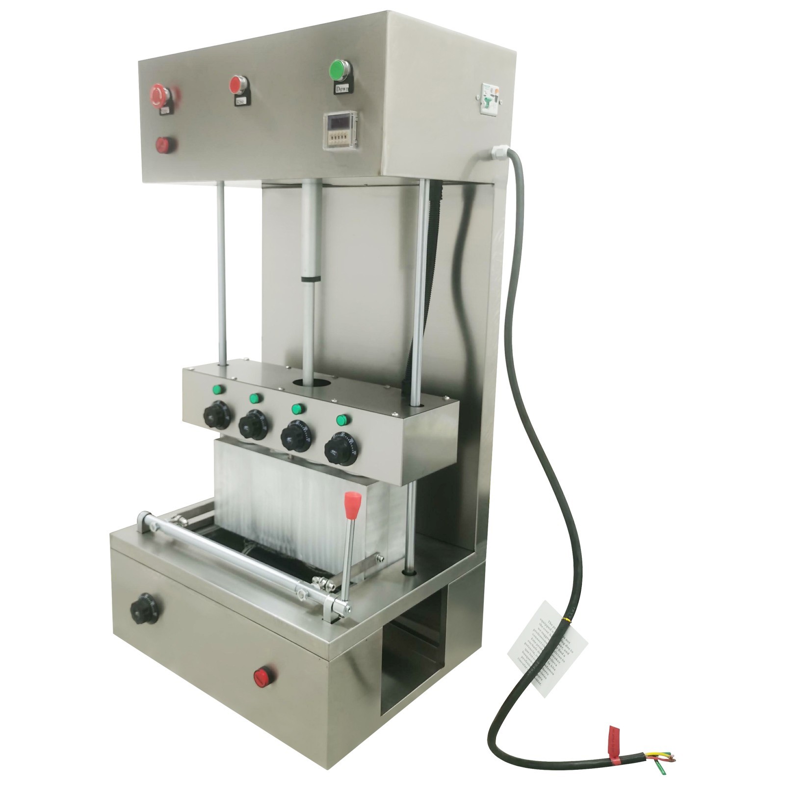 Commercial Pizza Cone Machine 4 Heads 110V 2800W Automatic Rotating Pizza Oven