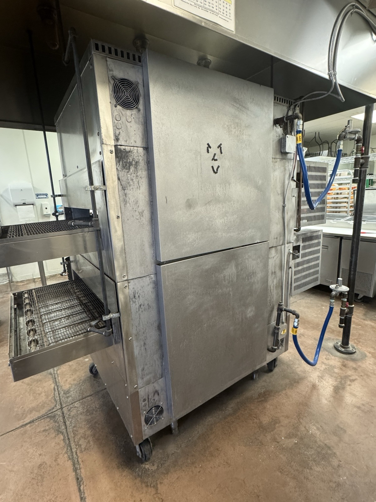 Middleby Marshall PS360 Doublestack Gas Pizza Oven Conveyor Belt
